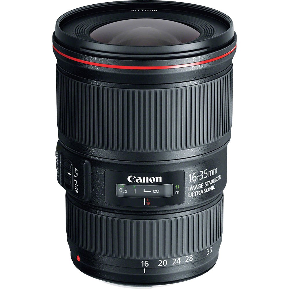 Canon EF 16-35mm F/4L is USM Lens for Canon 6D, 5D Mark IV, 5D Mark III, 5D Mark II, 6D Mark II, 5Dsr, 5Ds, 1Dx, 1Dx Mar