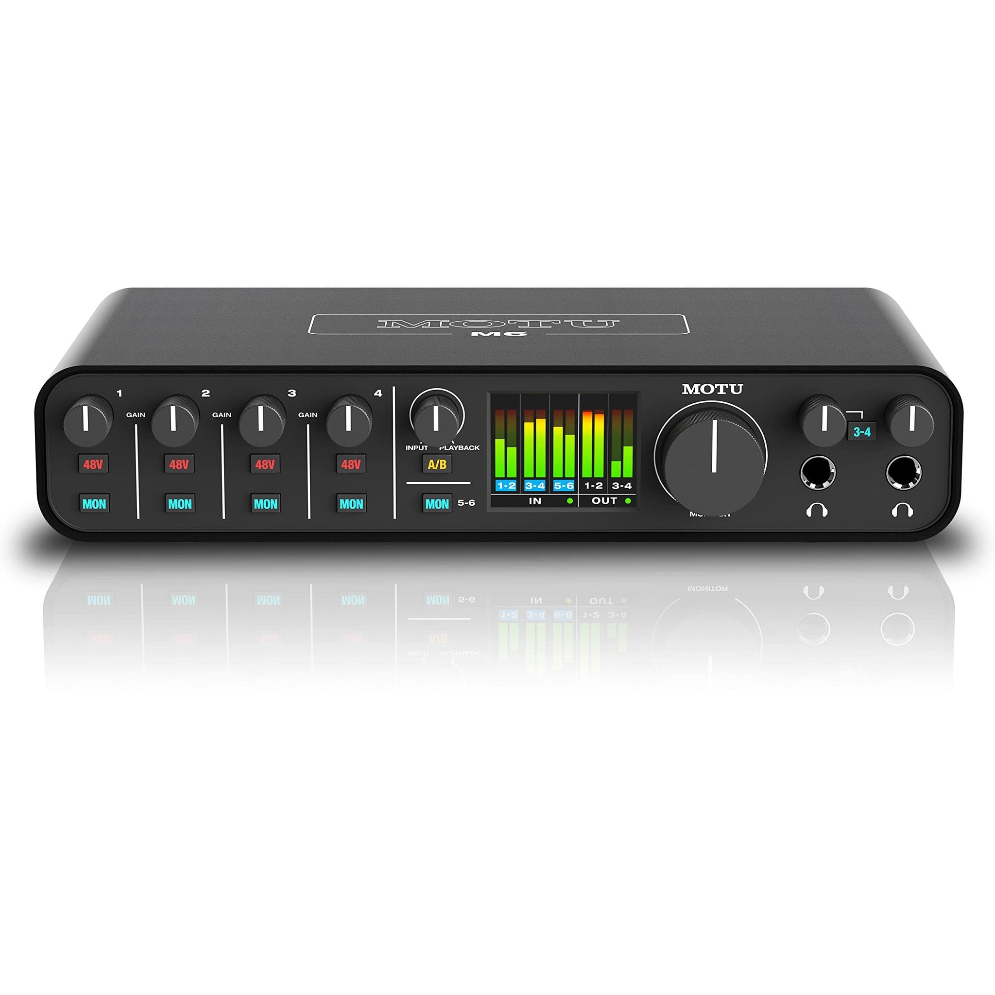 MOTU M6 6x4 USB-C Audio Interface with Studio-Quality Sound MOTU