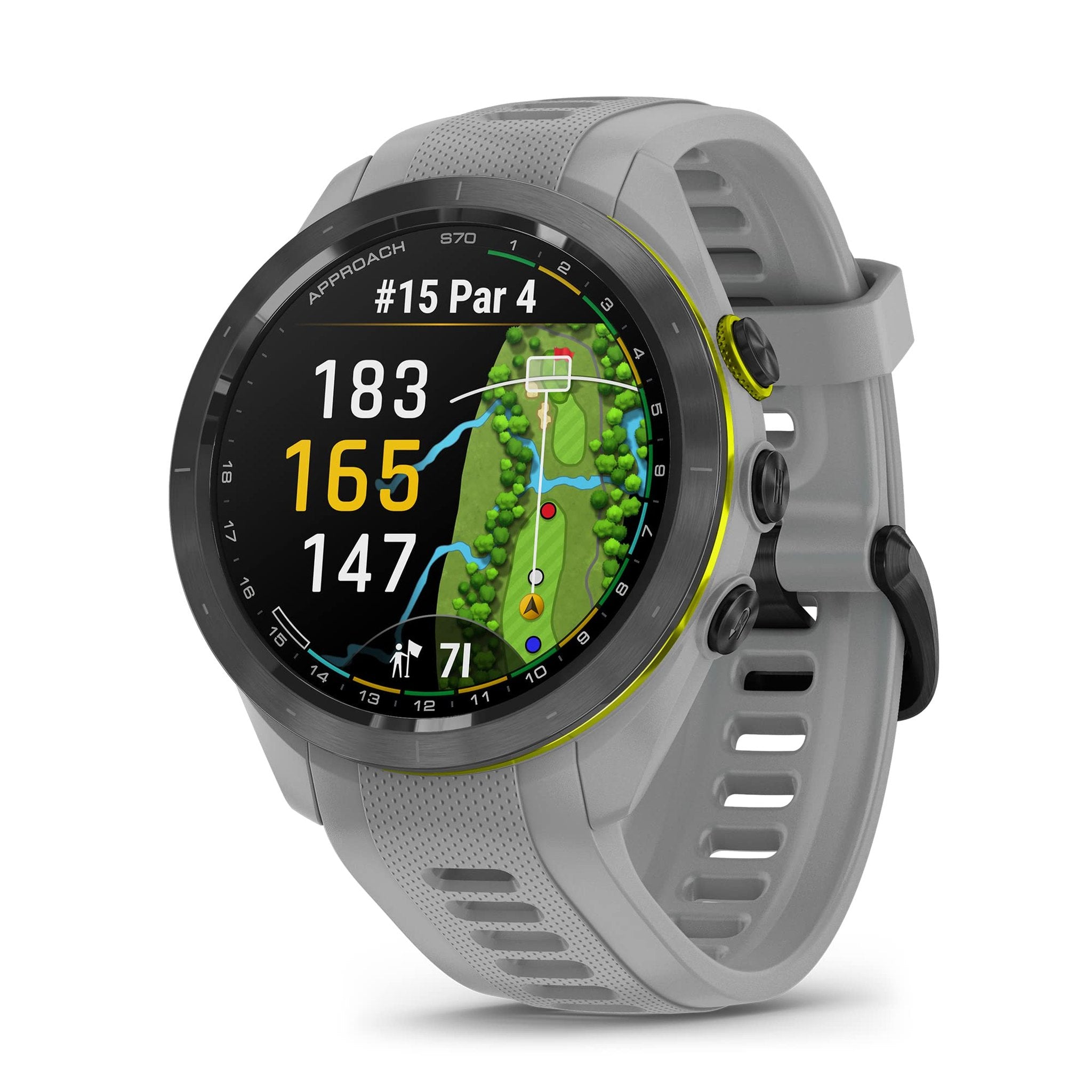 Garmin Approach S70, 42mm, Premium GPS Golf Watch, Powder Gray Garmin