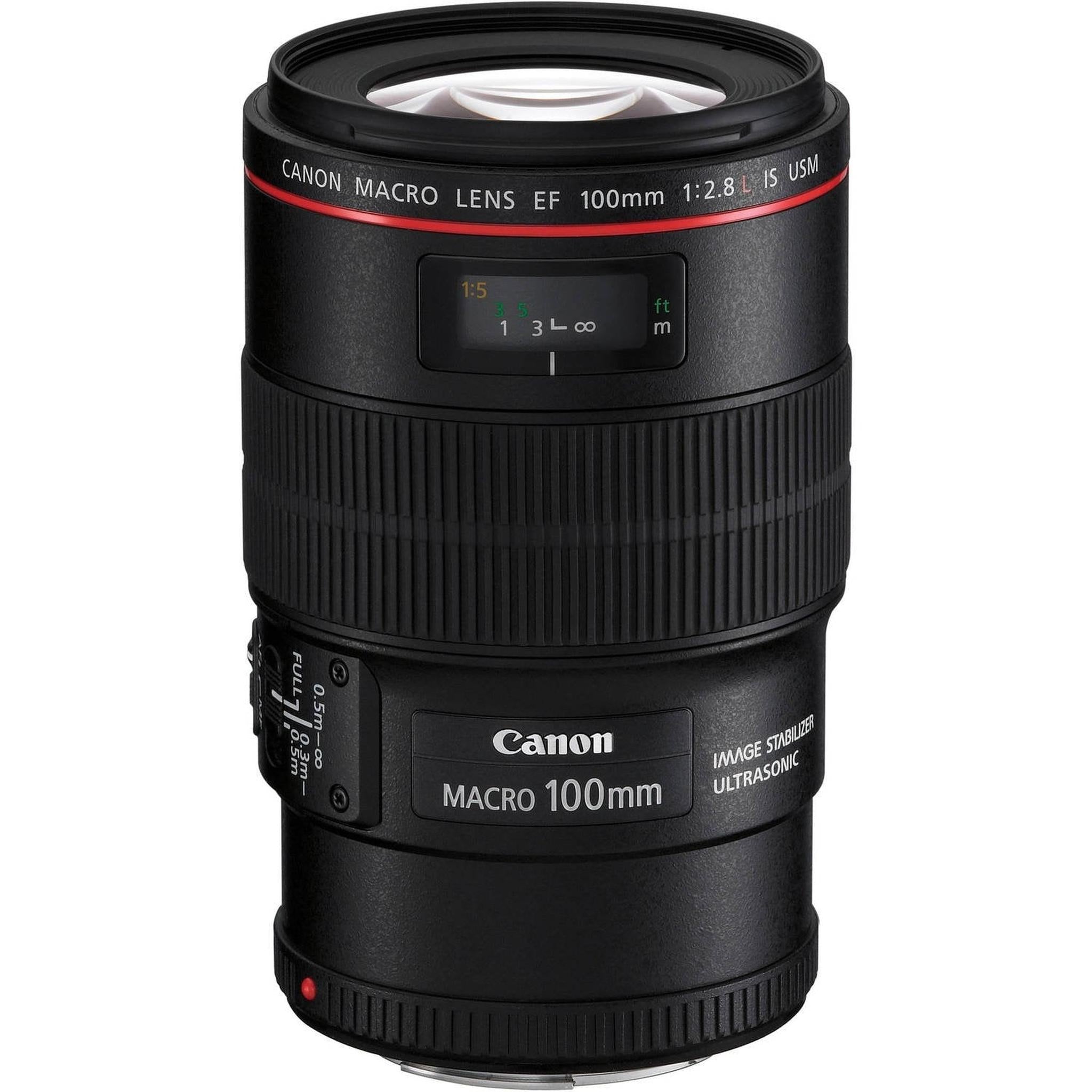 Canon EF 100mm f/2.8L Macro is USM Lens International Version Professional Accessory Combo Canon