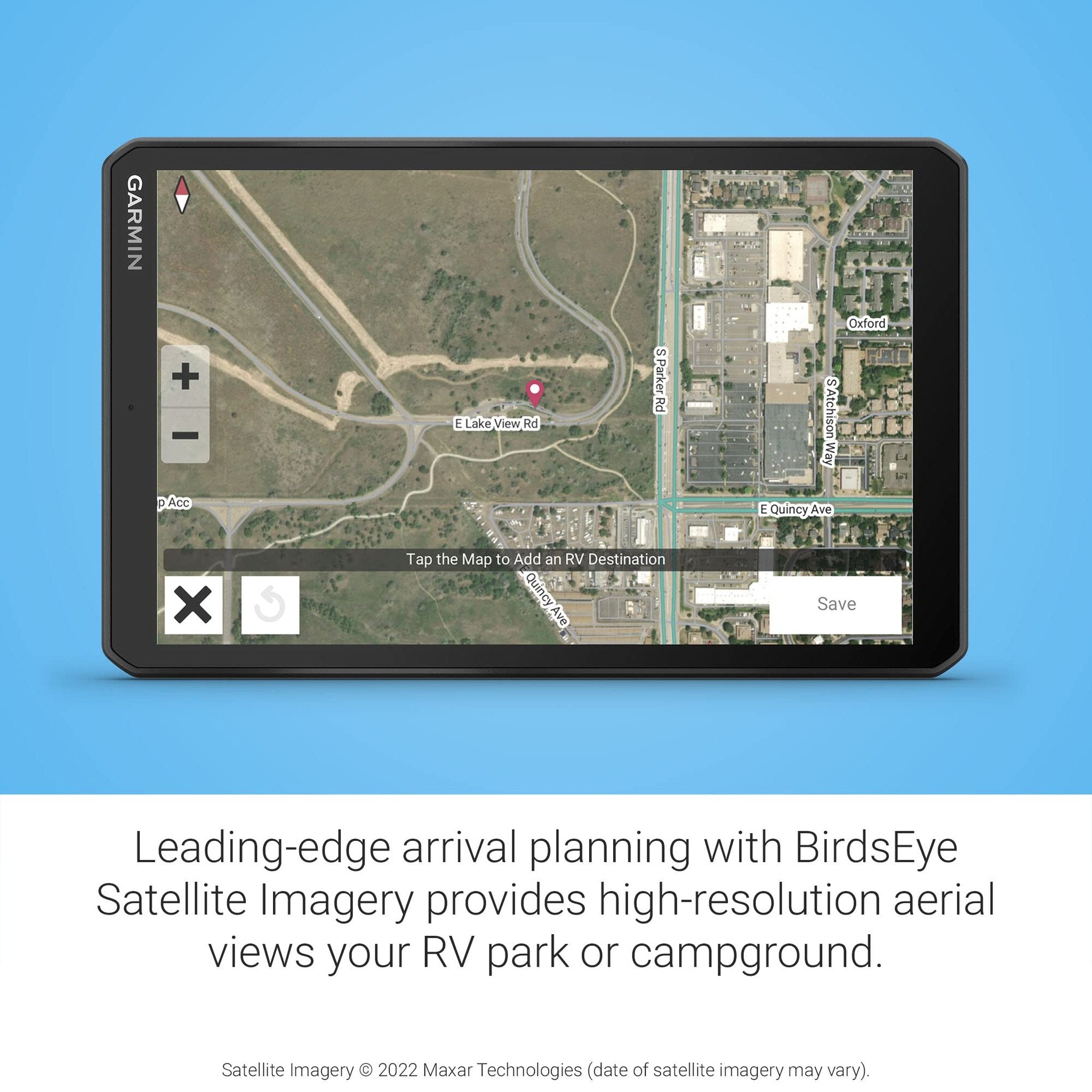 Garmin RV 895, Large, Easy-to-Read 8” GPS RV Navigator, Custom RV Routing, High-Resolution Birdseye Satellite Imagery, Directory of RV Parks and Services, Landscape or Portrait View Display Garmin