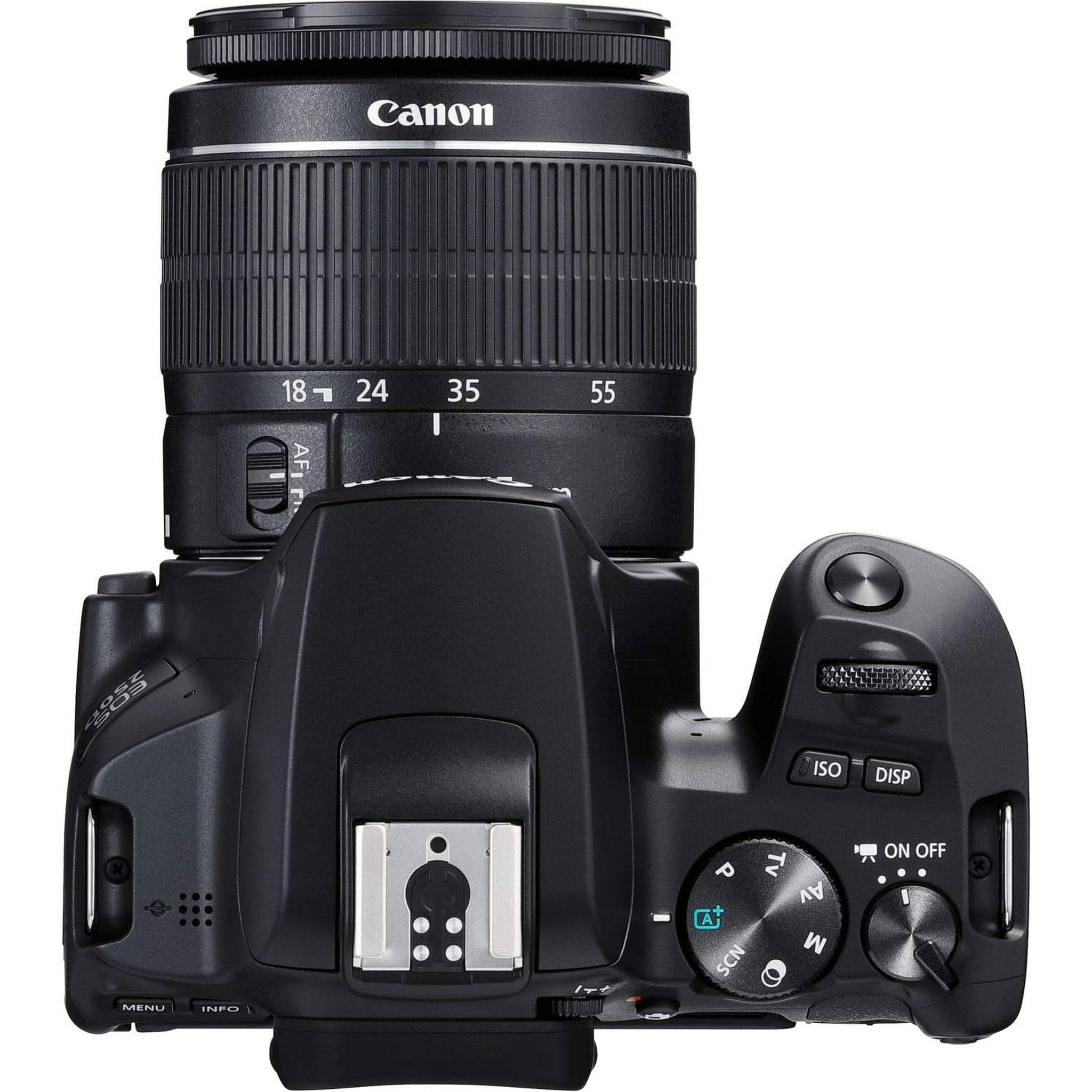 Canon EOS 250D / Rebel SL3 DSLR Camera with 18-55mm Lens Black + Creative Filter Set, EOS Camera Bag + 6AVE Electronics Canon