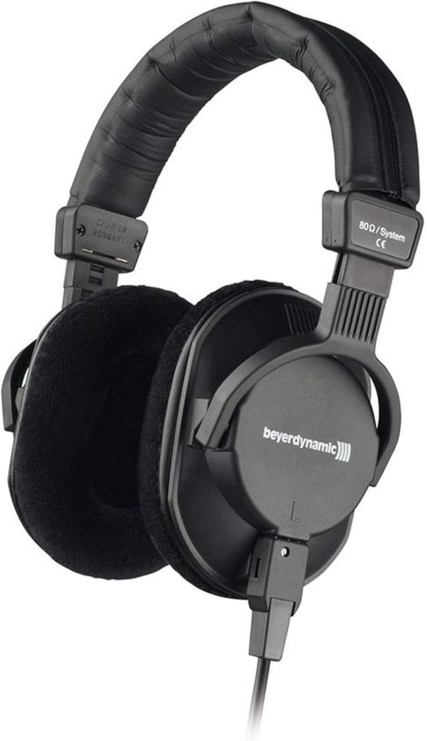 Beyerdynamic DT 250 80 Ohm Closed Dynamic Headphones Bundle with Cleaning Kit Beyerdynamic