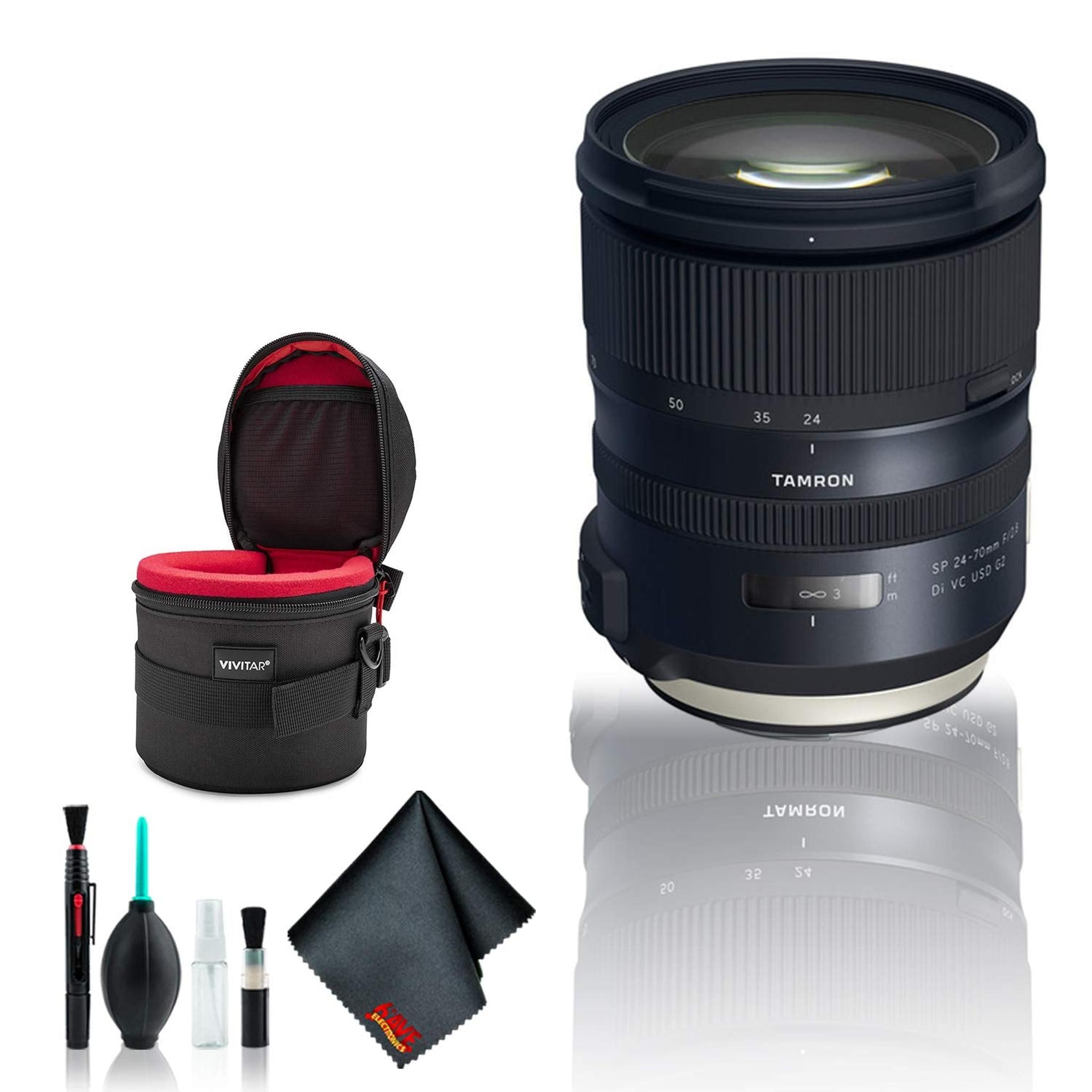 Tamron SP 24-70mm f/2.8 Di VC USD G2 Lens for Canon EF Ultimate Bundle Tamron