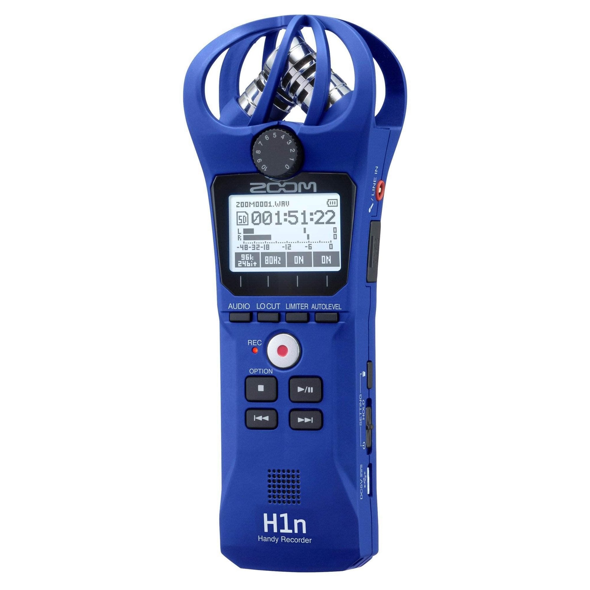 Zoom H1n Handy Recorder Blue Edition Zoom