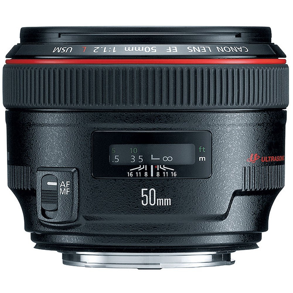 Canon EF 50mm f/1.2L USM Lens International Version Professional Accessory Combo Canon