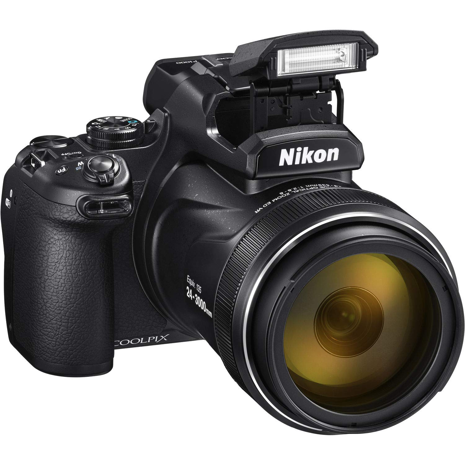 Nikon COOLPIX P1000 Digital Camera + 128GB Sandisk Extreme Memory Card Professional Bundle International Model Nikon