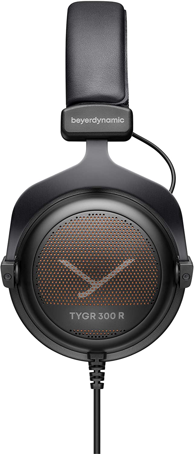 Beyerdynamic TYGR 300R Headphones (Black) Bundle with Headphone Stand