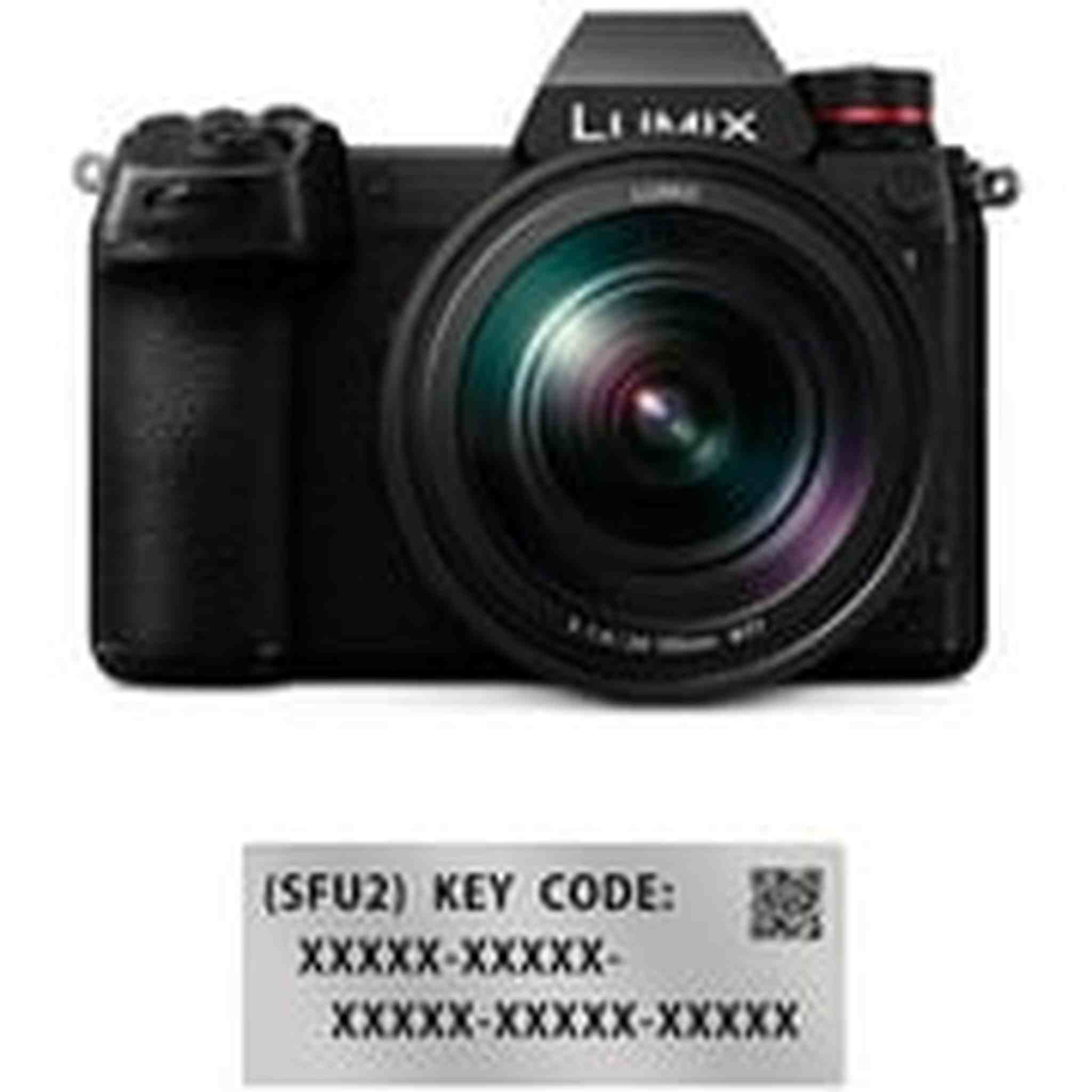 Panasonic LUMIX S1 24.2MP Digital Mirrorless Camera with 24-105mm Plus DMW-SFU2 S1 Filmmaker Upgrade Software Key VLOG+V GAMMUT/4K 60P 4:2:2 10bit/LUT Bundle Panasonic