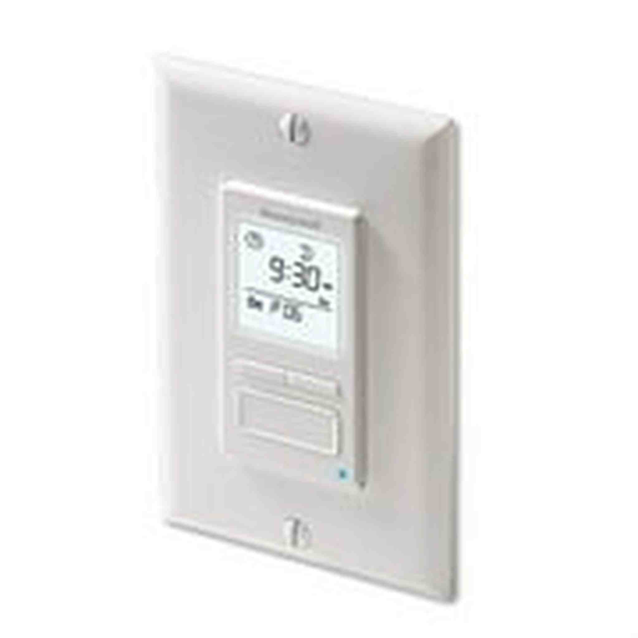 Honeywell Home RPLS740B1008 Econoswitch 7-Day Programmable Light Switch Timer, White Honeywell