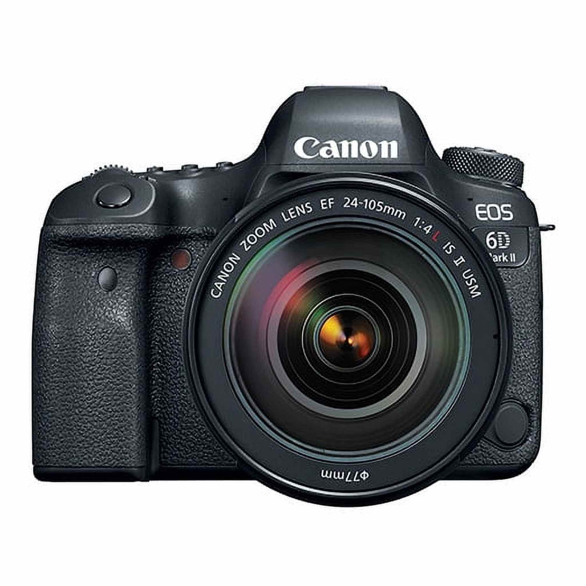 Canon EOS 6D Mark II DSLR Camera with EF 24-105mm USM Lens - WiFi Enabled Canon