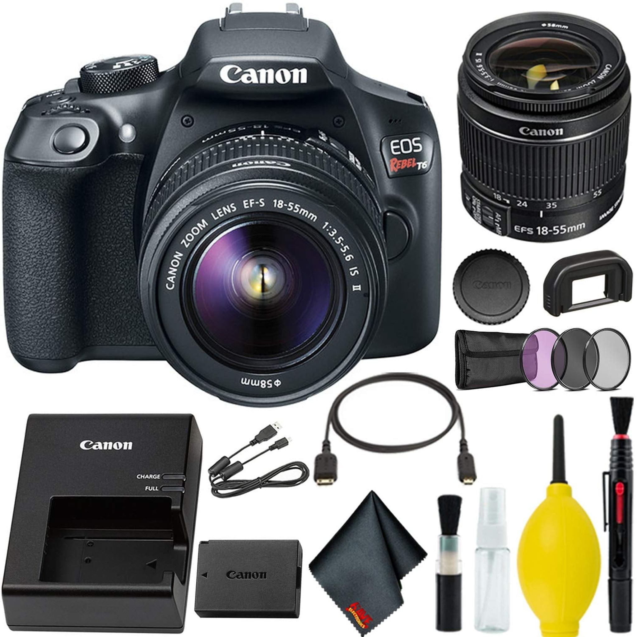 Canon EOS Rebel T6 DSLR Camera with 18-55mm Lens Starter Kit Canon