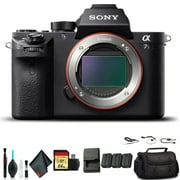 Sony Alpha a7S II Mirrorless Camera ILCE7SM2/B With Soft Bag, Additional Battery, 64GB Memory Card, Card Reader , Plus Essential Accessories Sony