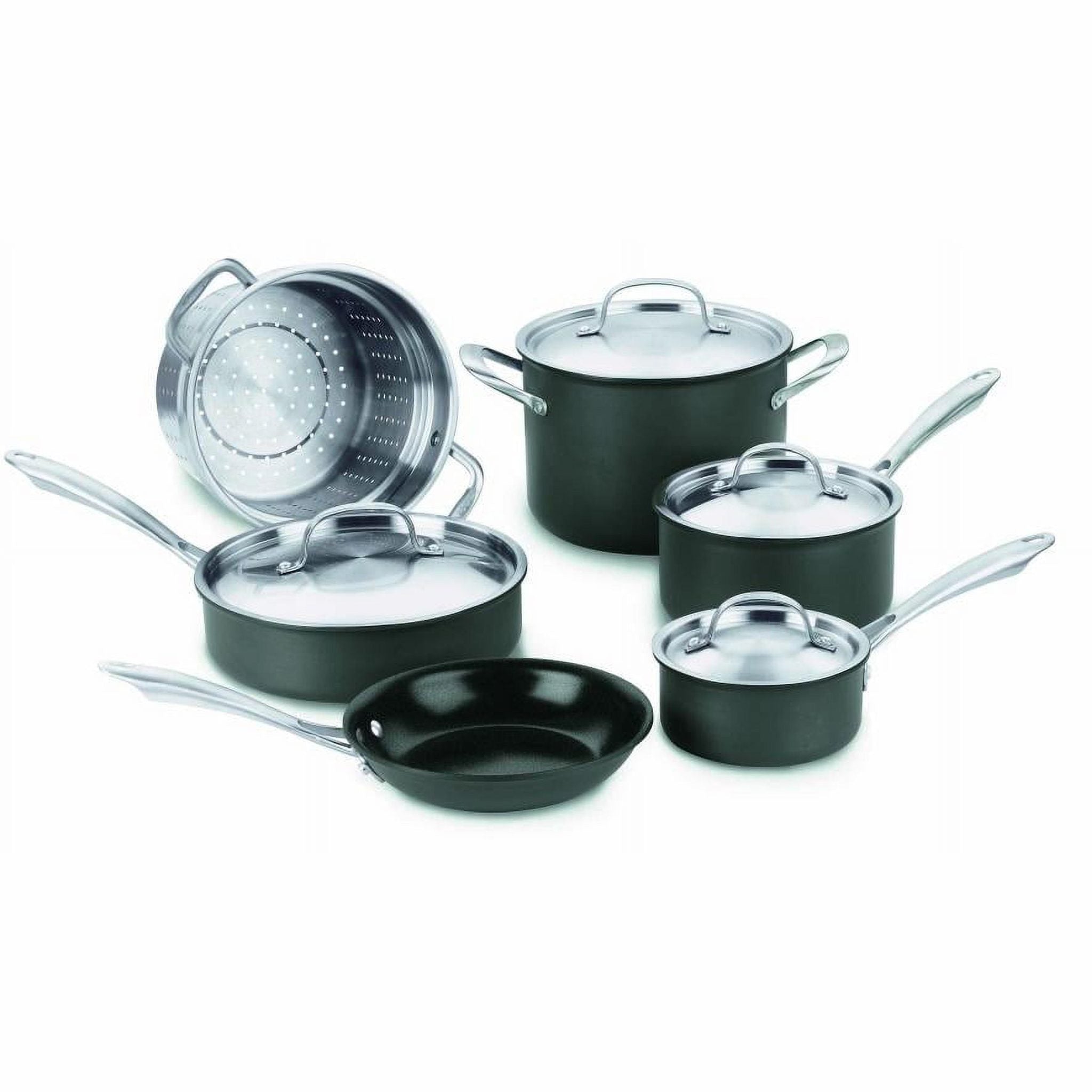 Cuisinart GG-10 GreenGourmet Hard-Anodized Nonstick 10-Piece Cookware Set Cuisinart