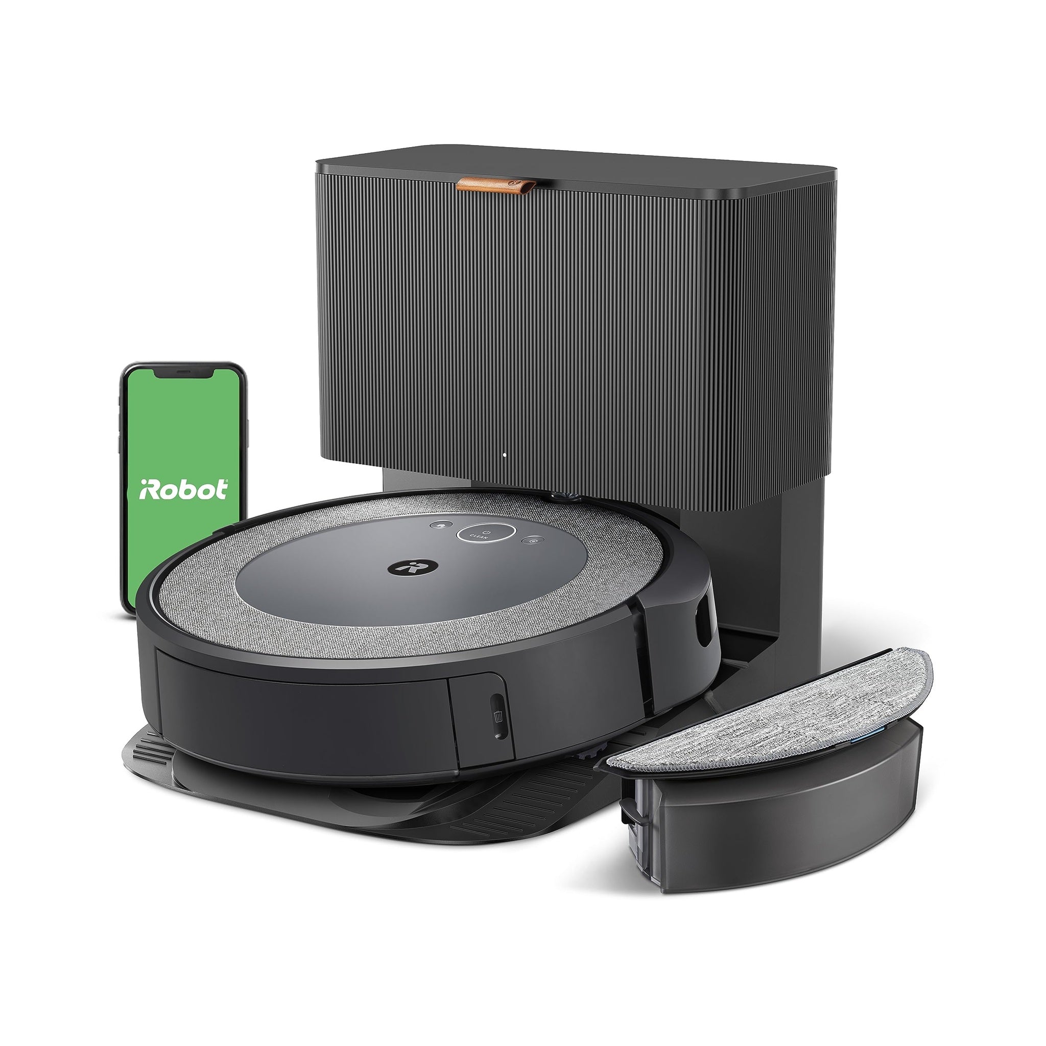 iRobot Roomba Combo i5+ Self-Emptying Robot Vacuum and Mop, Clean by Room with Smart Mapping, Empties Itself for Up to 60 Days, Works with Alexa, Personalized Cleaning OS iRobot