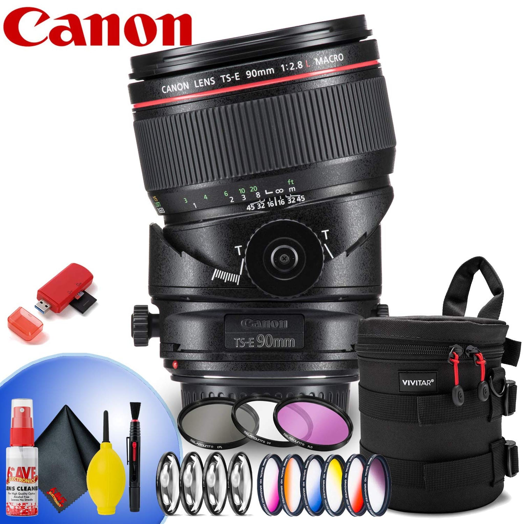 Canon TS-E 90mm f/2.8L Macro Tilt-Shift Lens -Prime + Artistic Portraits Canon