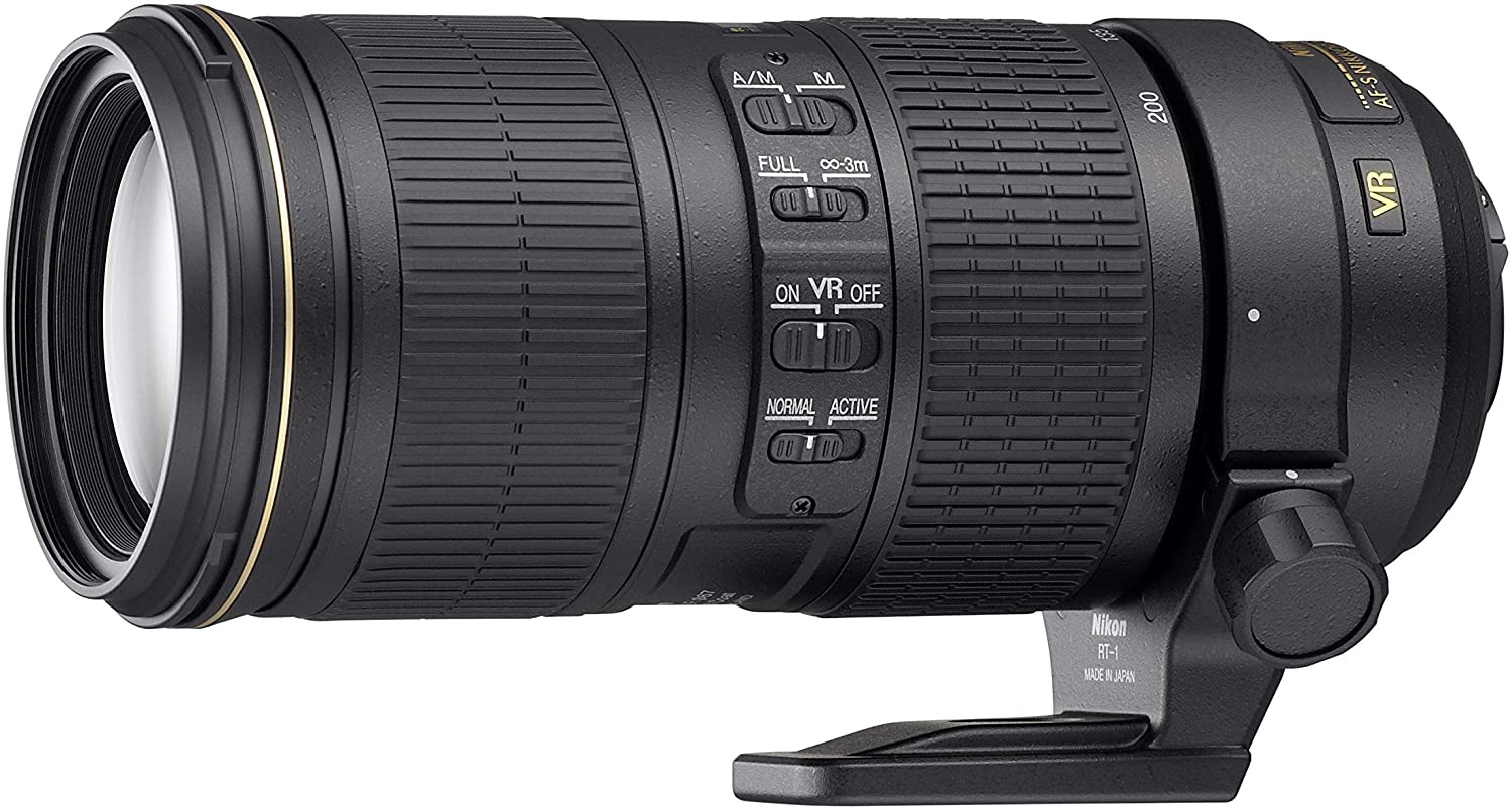 Nikon AF-S 70-200mm f/4G ED VR Telephoto Lens 2202 Intl Model Bundle Nikon