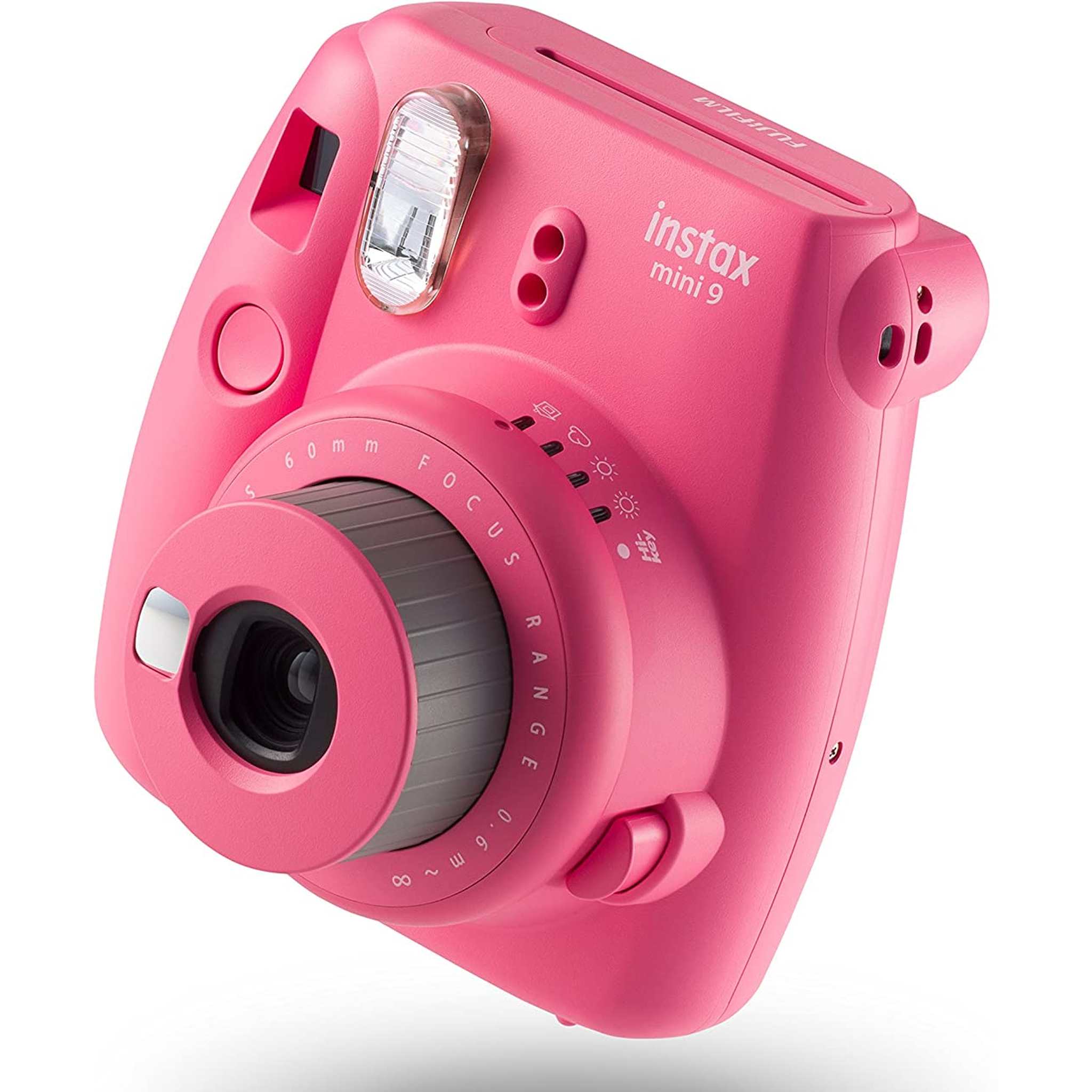 Fujifilm Instax Mini 9 Instant Film Camera with 10 Shots - Flamingo Pink instax