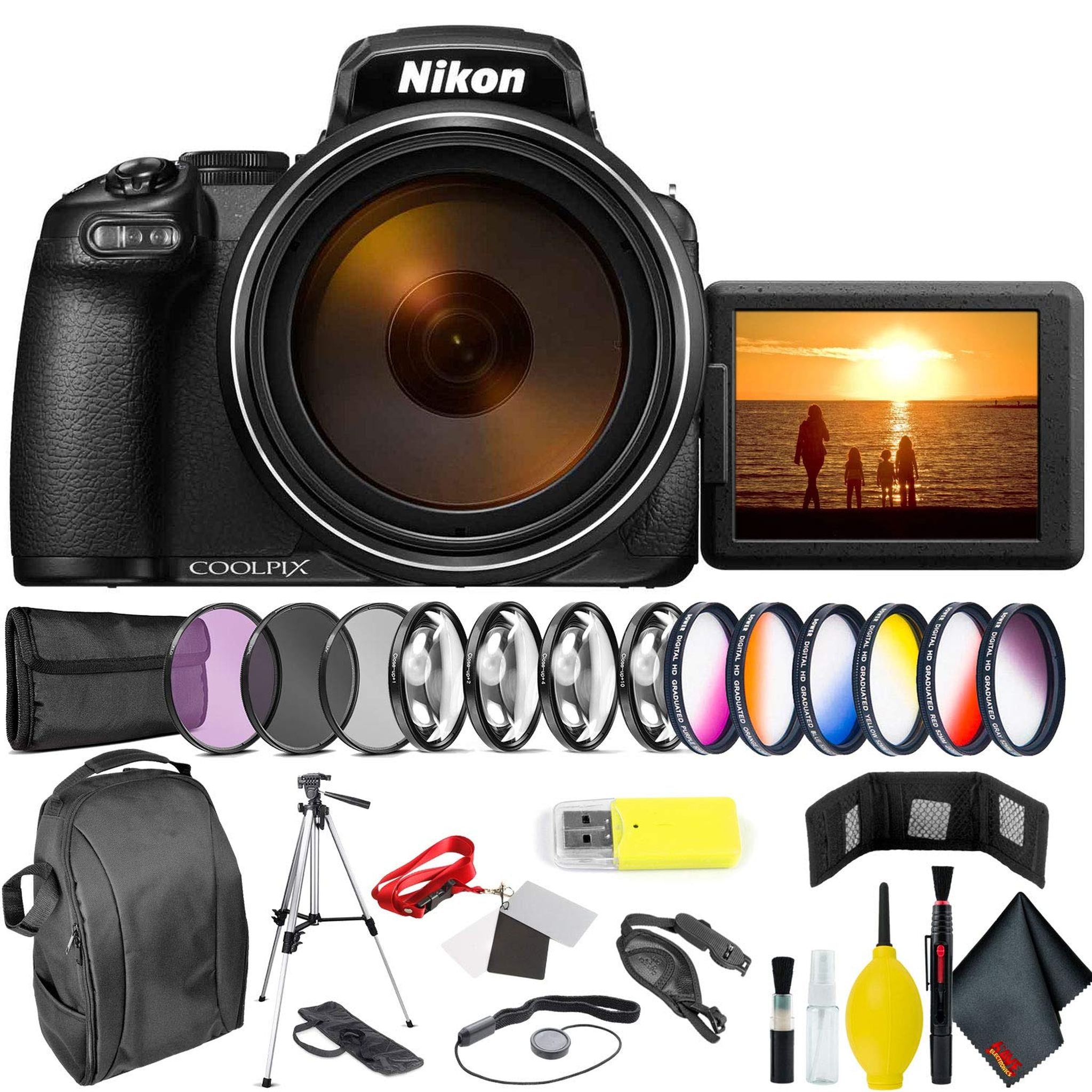 Nikon COOLPIX P1000 Digital Camera Pro Bundle International Model Nikon