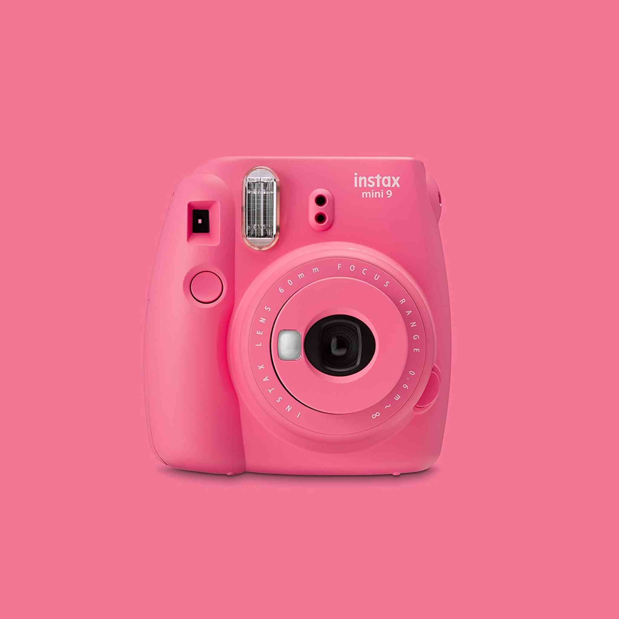 Fujifilm Instax Mini 9 Instant Film Camera with 10 Shots - Flamingo Pink instax