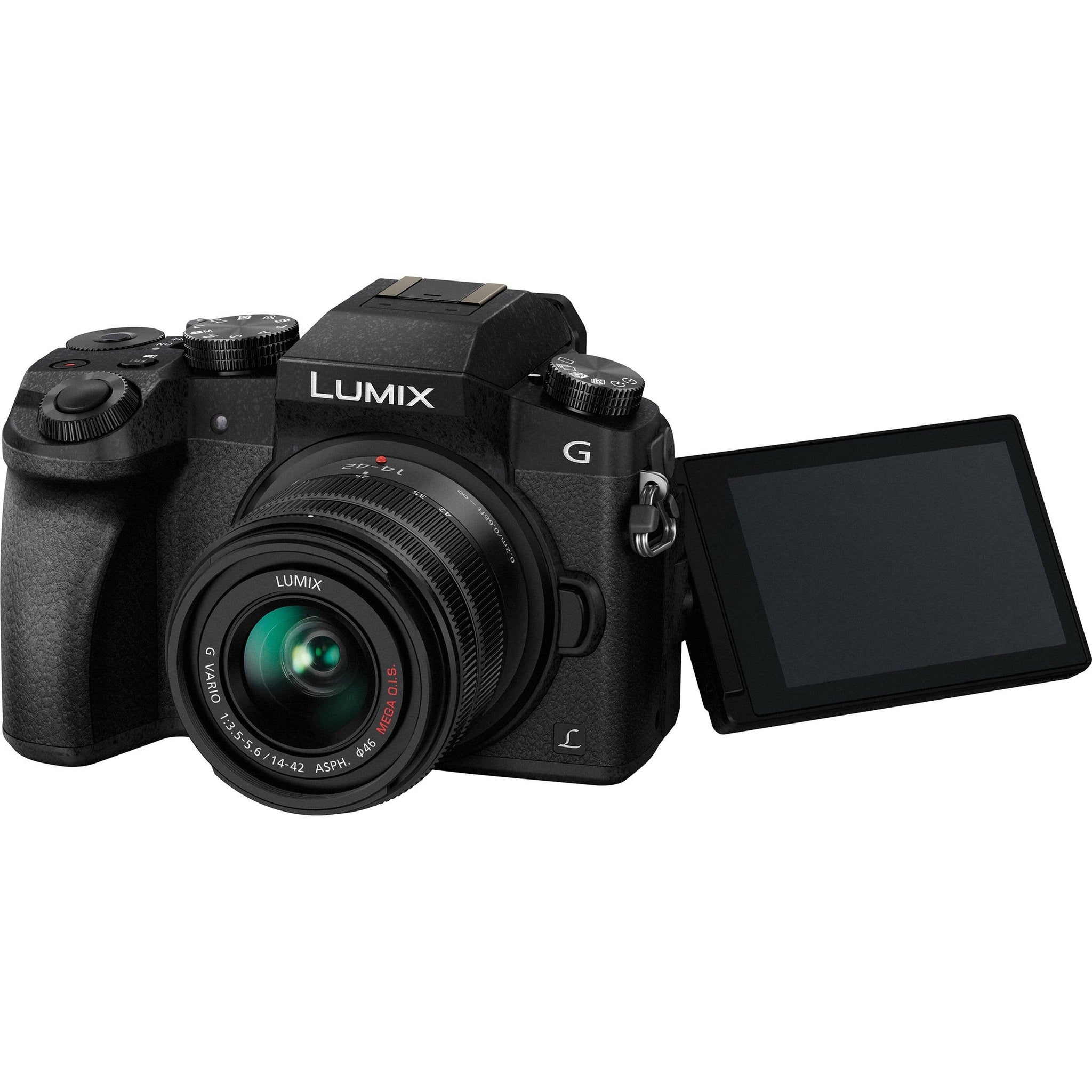 Panasonic Lumix DMC-G7 Four Thirds Digital Camera w/ 14-42mm Camera Kit Panasonic