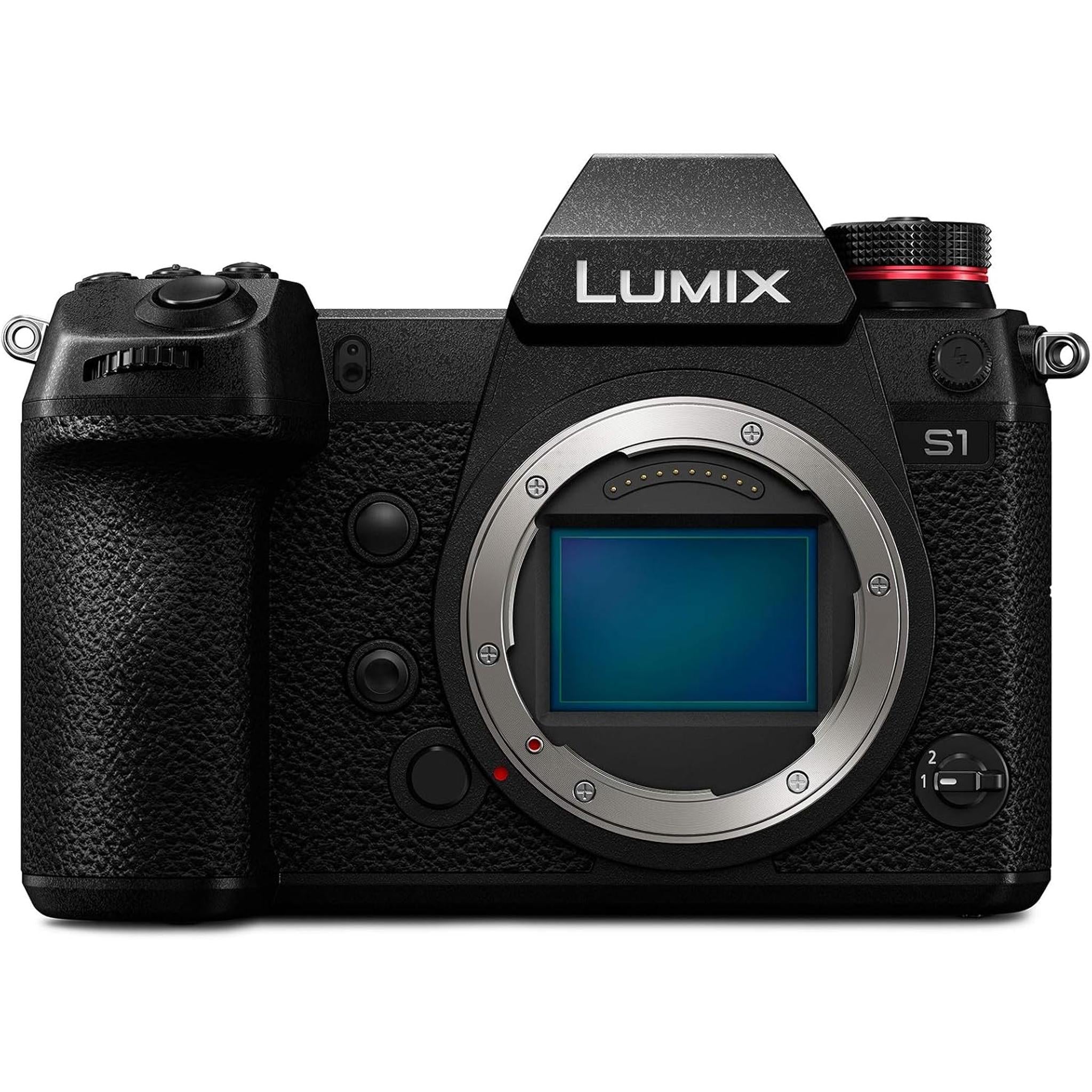 Panasonic Lumix DC-S1 Full-Frame Mirrorless Digital Camera Body with DMW-SFU2 S1 Filmmaker Upgrade Software Key Code Panasonic