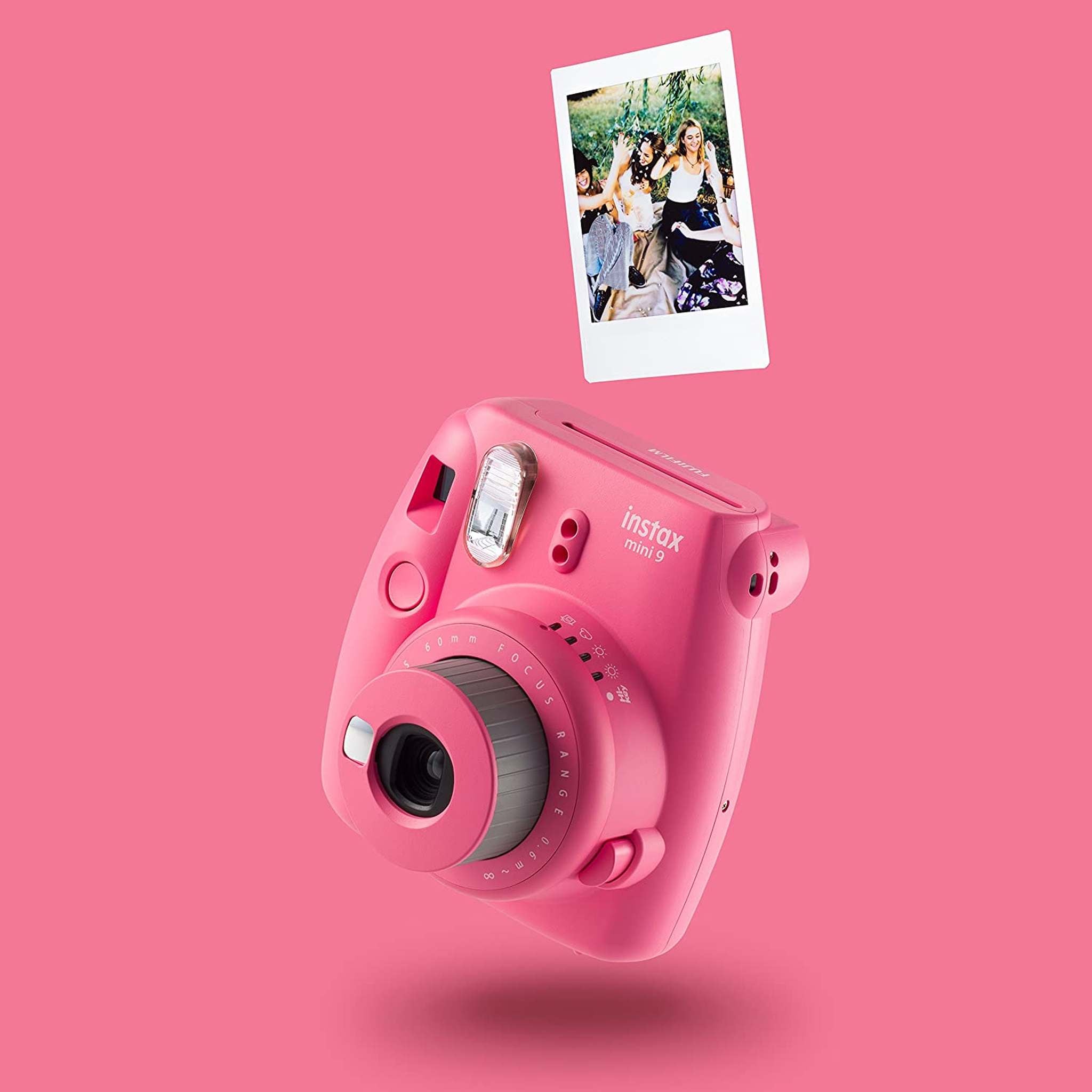 Fujifilm Instax Mini 9 Instant Film Camera with 10 Shots - Flamingo Pink instax