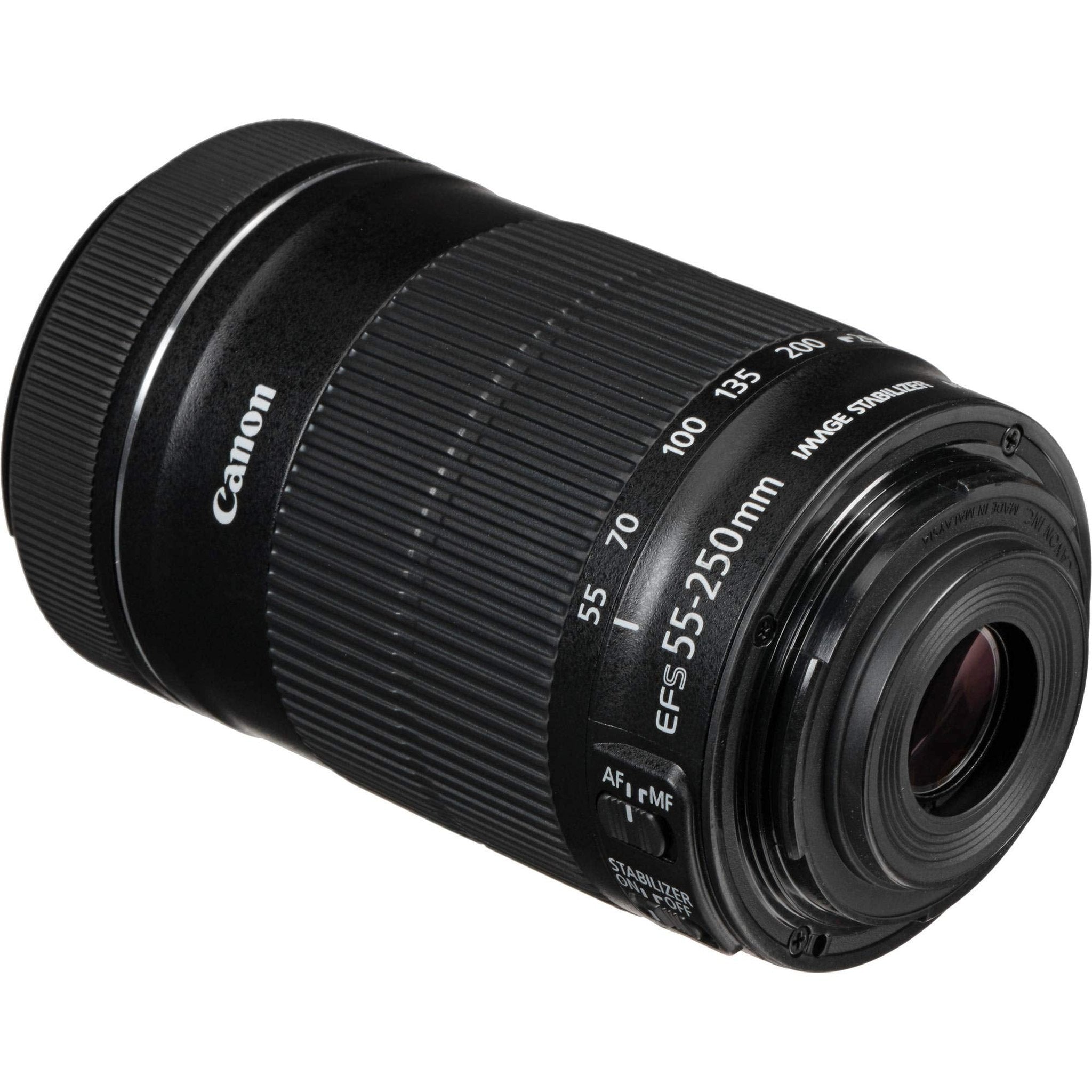 Canon EF-S 55-250mm f/4-5.6 is STM Lens + Cleaning Kit Canon