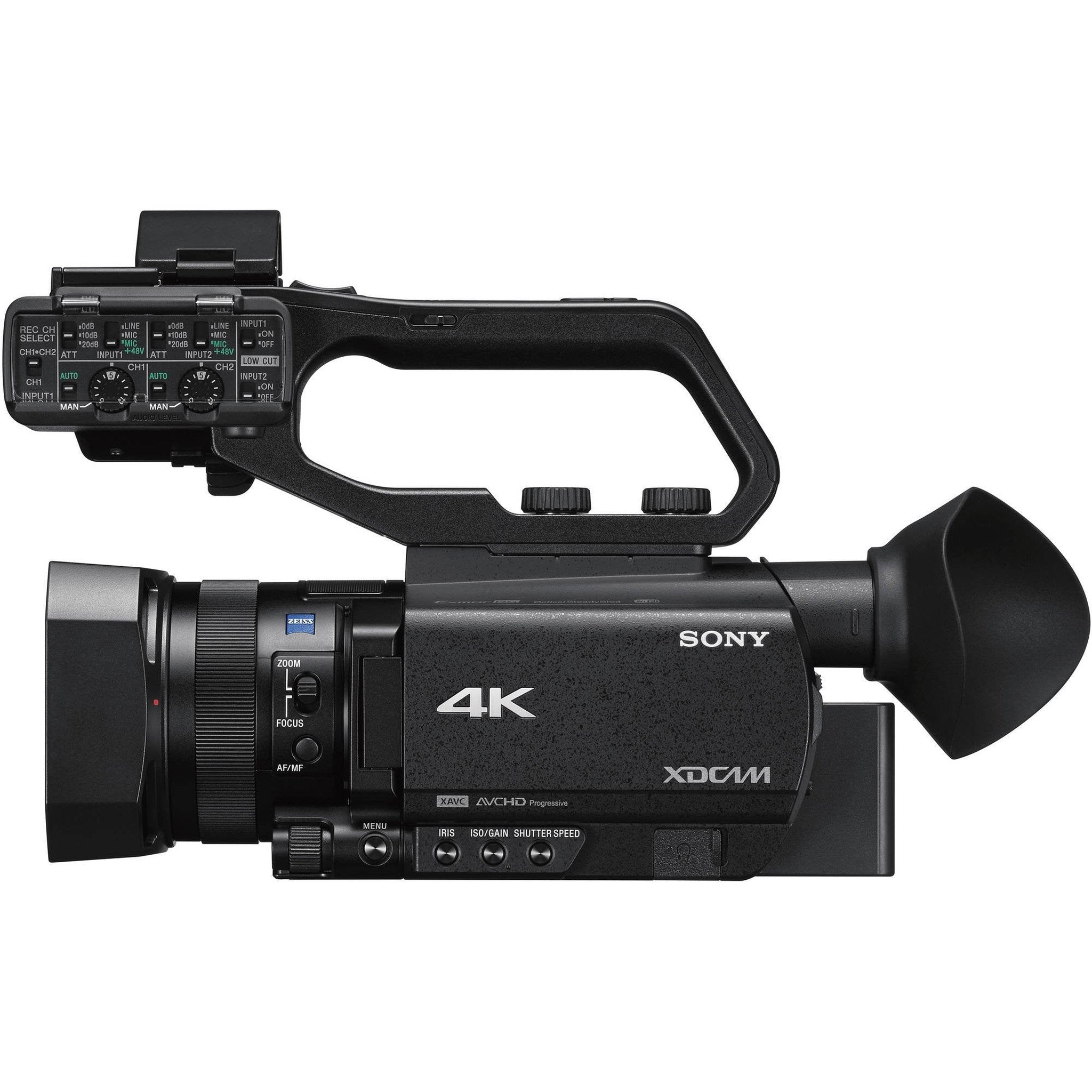 Sony PXW-Z90V 4K HDR XDCAM with Fast Hybrid AF + 32GB SDHC Class 10 Memory Card + 62mm UV Filter + Carrying Case + Microfiber Cleaning Cloth + Deluxe Cleaning Kit Bundle International Version Sony