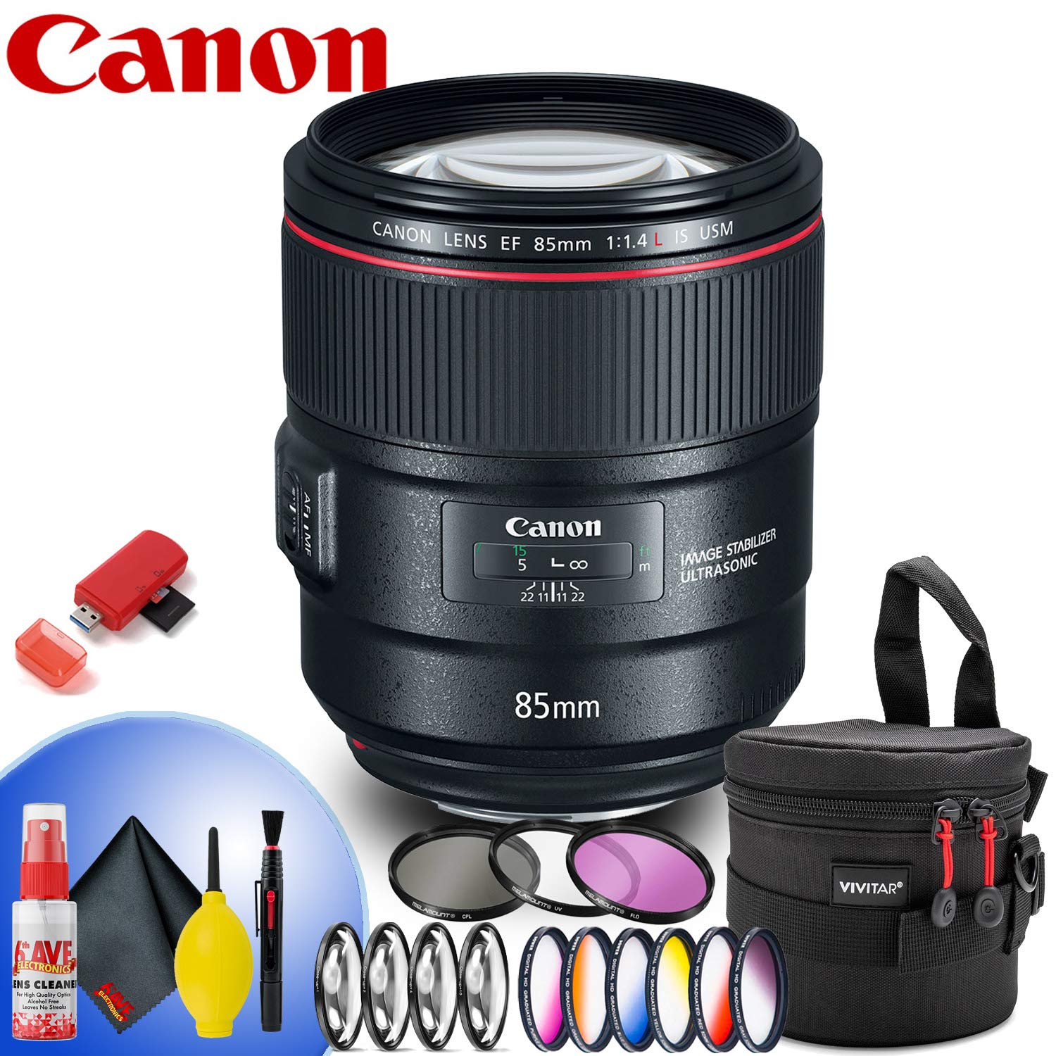 Canon EF 85mm f/1.4L IS USM Lens Intl Model - Perfect Prime Portrait Lens Canon