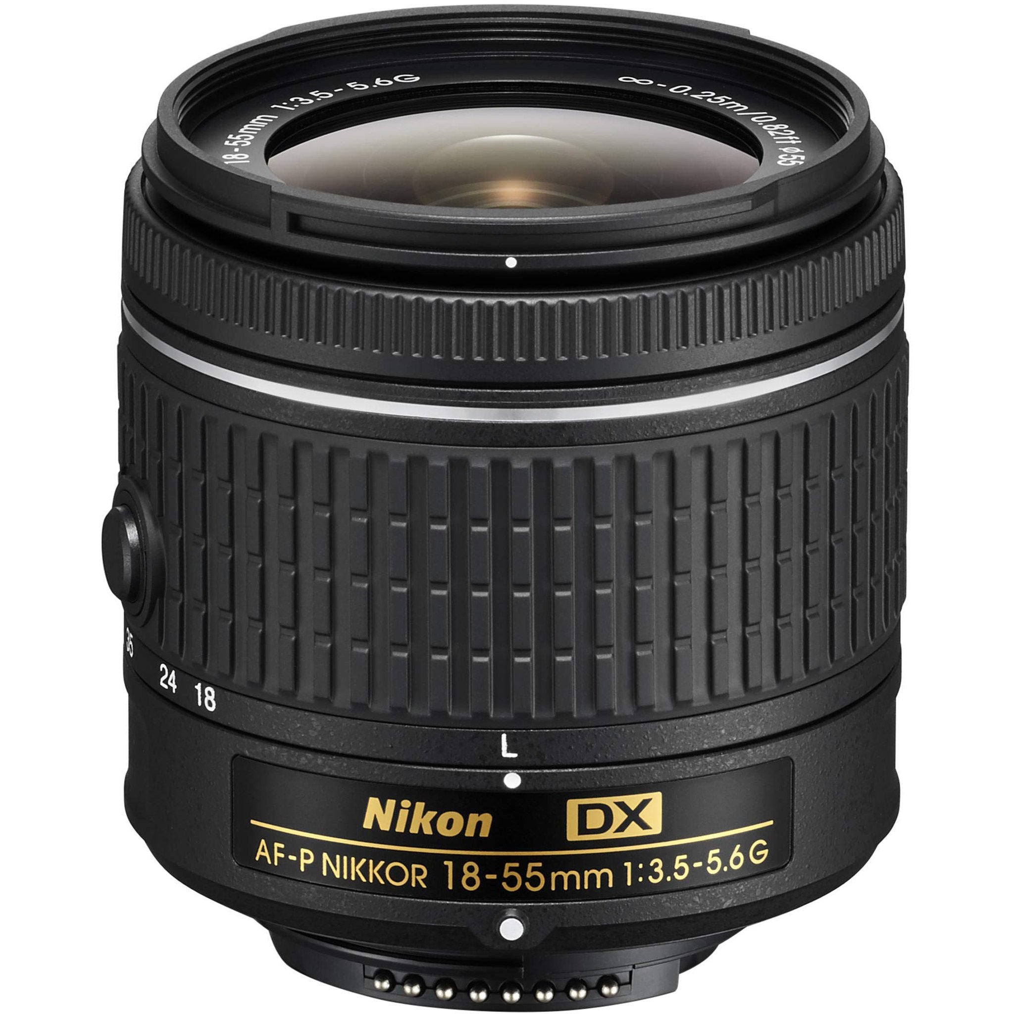 Nikon 18-55 f/3.5-5.6G AF-P DX Lens Intl Model + Cleaning Kit Nikon