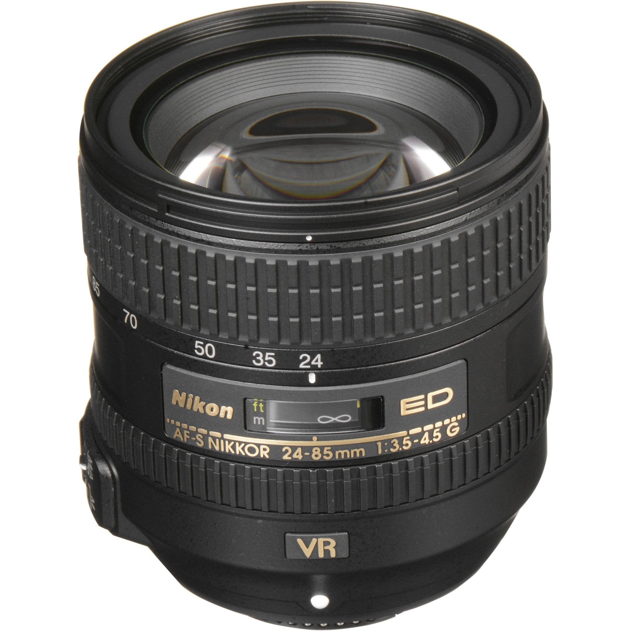 Nikon AF-S NIKKOR 24-85mm f/3.5-4.5G ED VR Lens + 4.5 inch Vivitar Premium Lens Case + Cleaning Kit Nikon