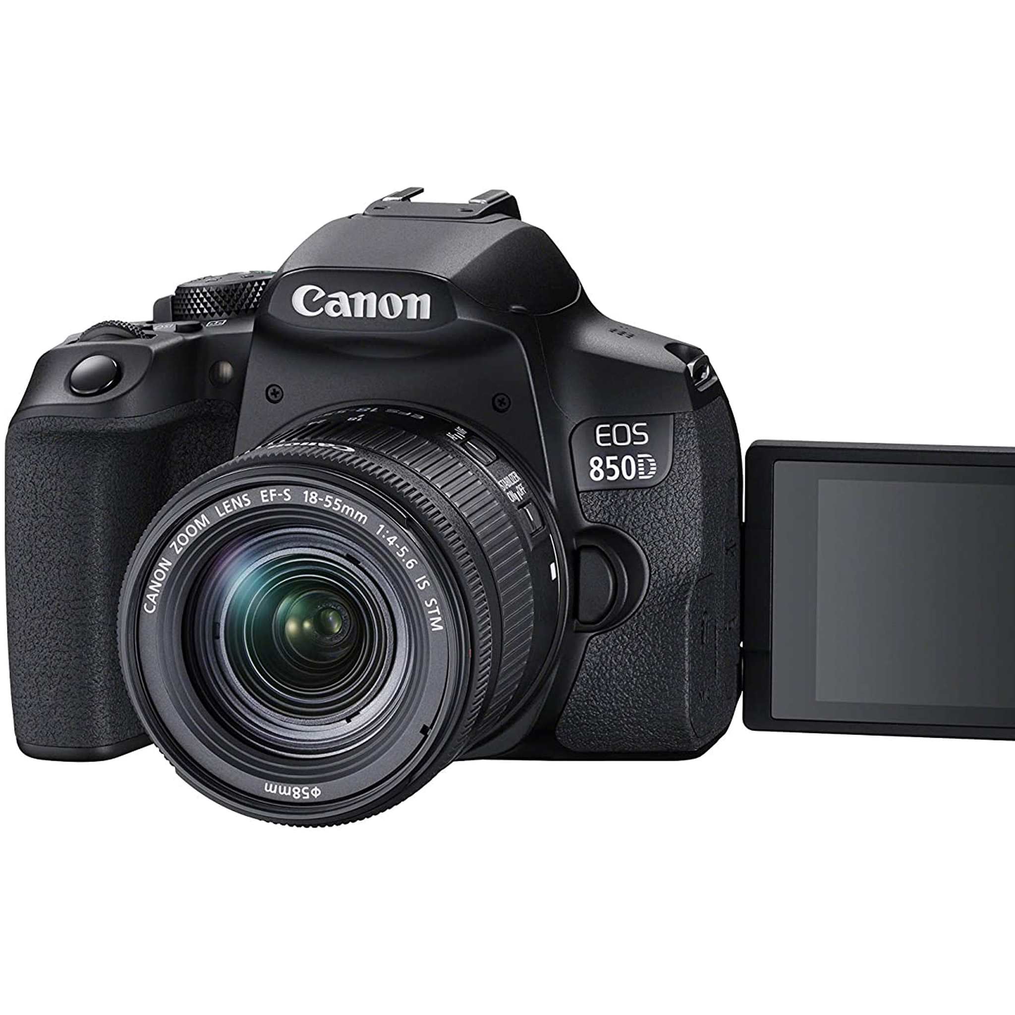 Canon EOS 850D DSLR Camera with 50mm F 1.8 STM Lens Intl Model + Cleaning Kit + 2 16GB SD Cards Canon