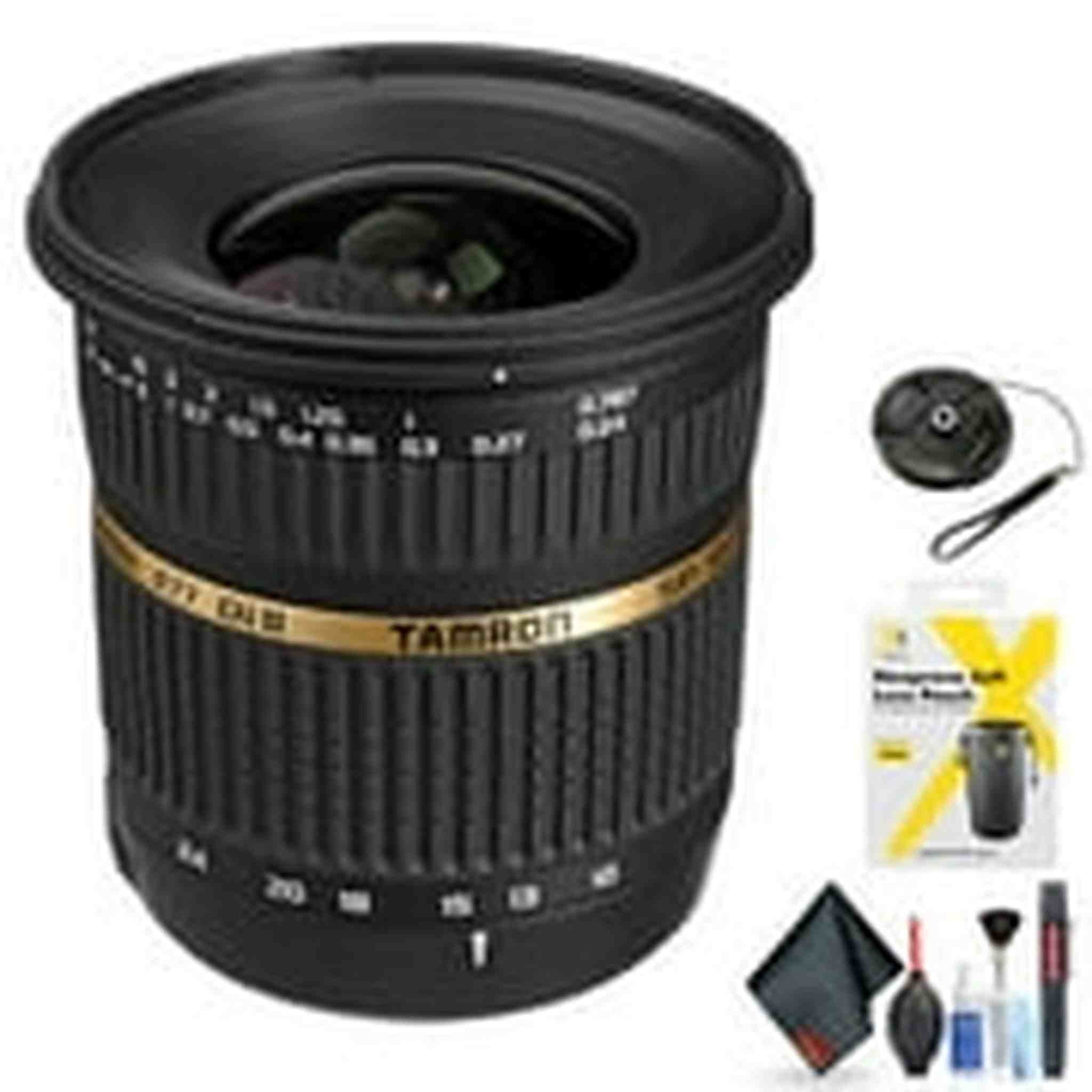 Tamron SP AF 10-24mm f / 3.5-4.5 DI II Zoom Lens for Sony DSLR Cameras for Sony A Mount + Accessories International Mod Tamron