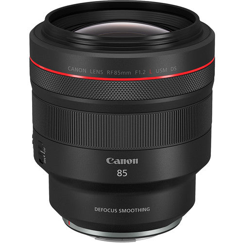 Canon RF 85mm f/1.2L USM DS Lens Bundle with 32GB Memory, Tripod, Bag, and More Canon