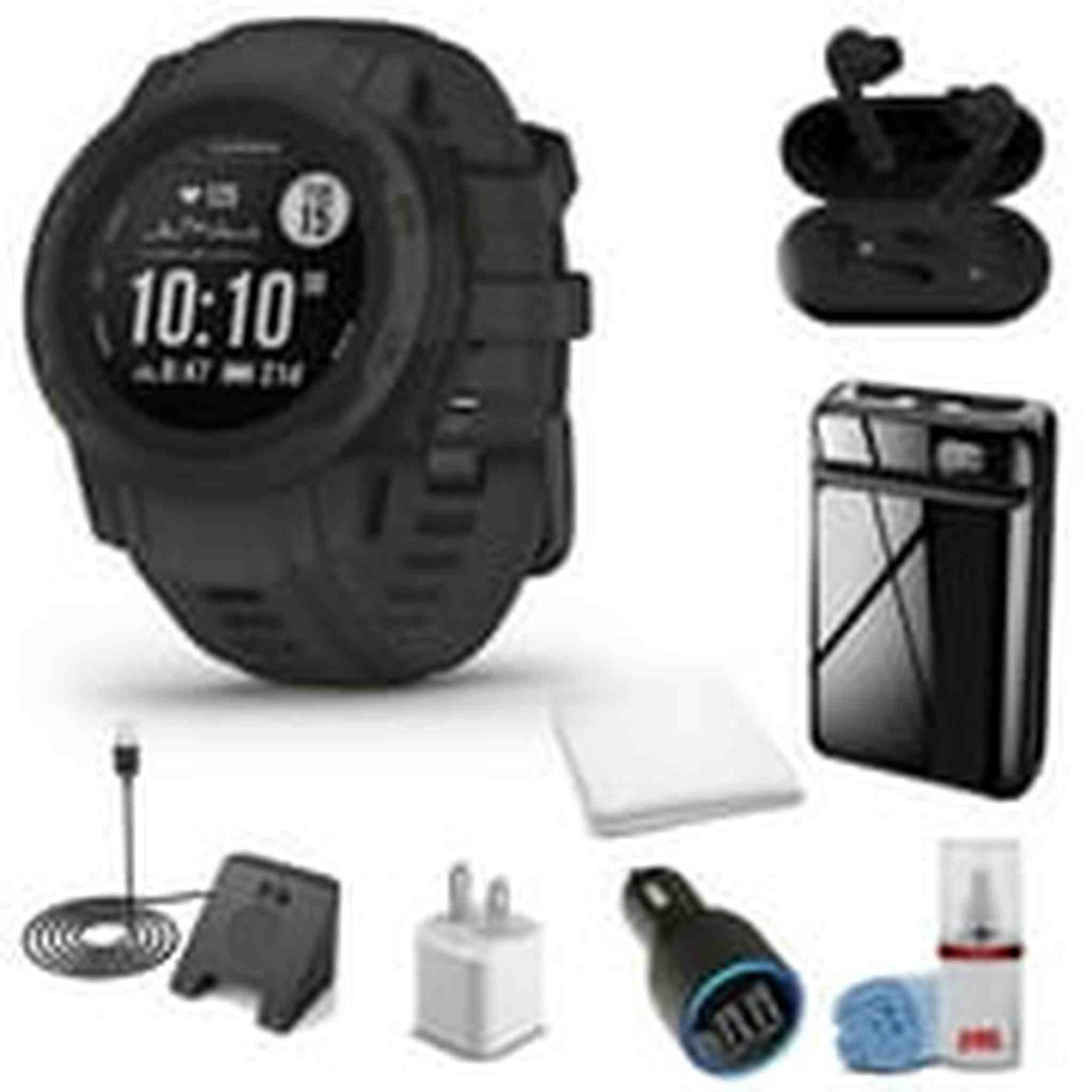 Garmin Instinct 2S - Standard Edition-Graphite With Extreme Accessory Kit Garmin