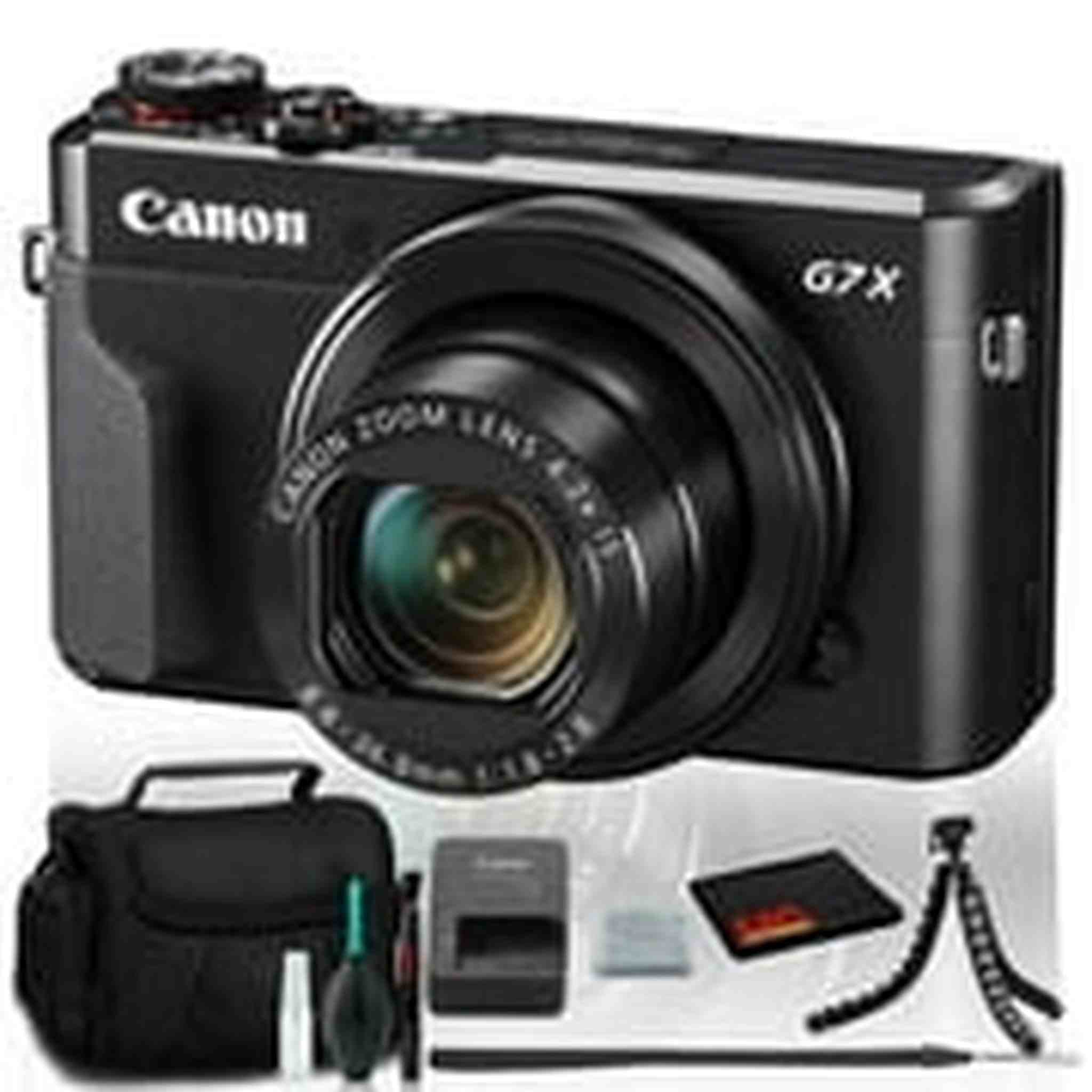 Canon PowerShot G7 X Mark II Digital Camera Intl Model With Case and Tripod Canon