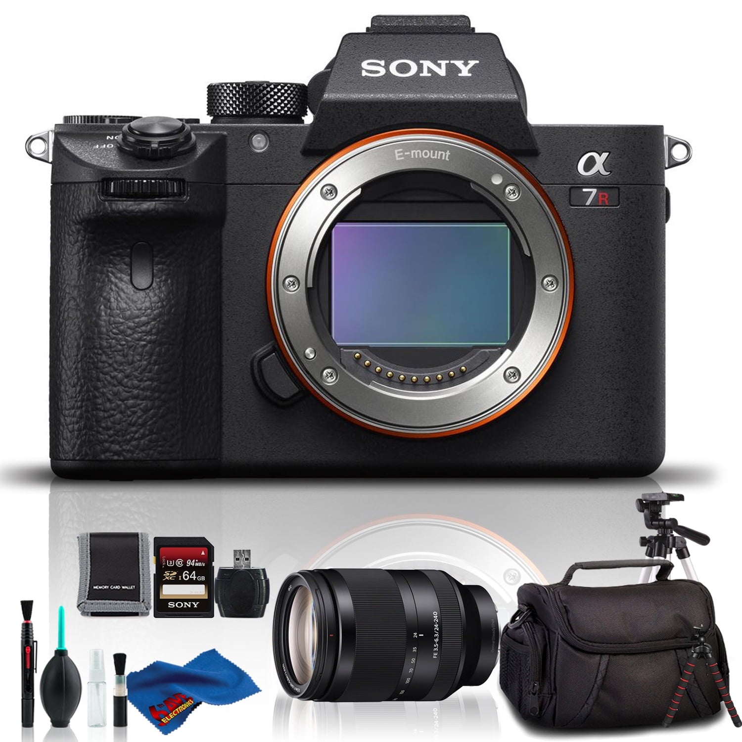 Sony Alpha a7R III Mirrorless Digital Camera with 24-240mm Lens - Deluxe Kit Sony