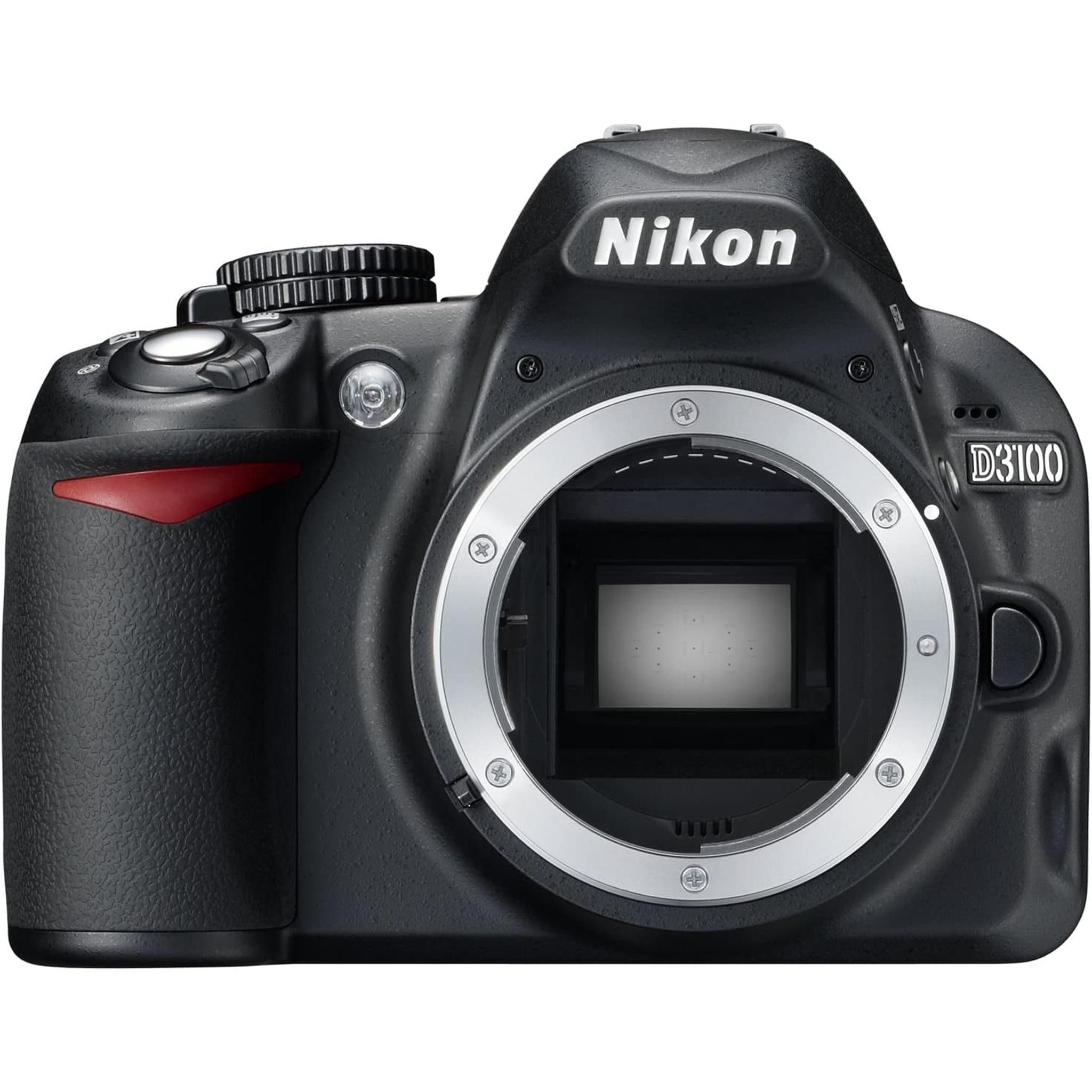 Nikon D3100 14.2MP DX-Format CMOS DSLR Digital Camera Body Only Bundle Nikon