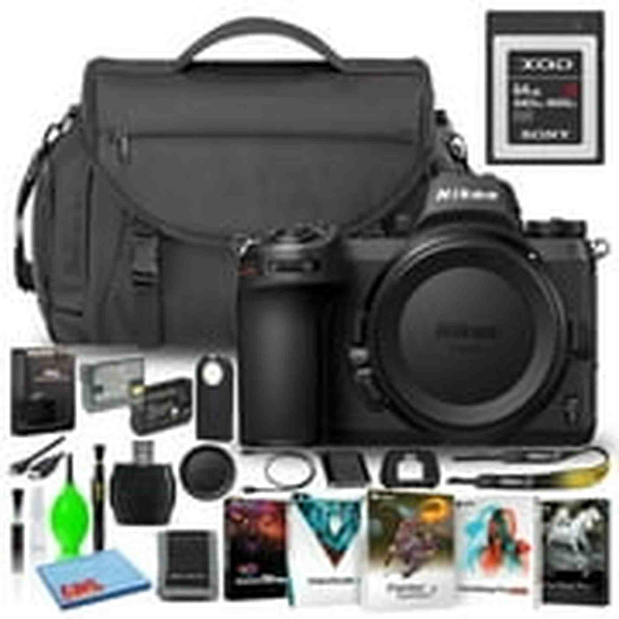 Nikon Z7 Mirrorless Camera Body Only 1591 + XQD Card + Edit Software Intl Nikon