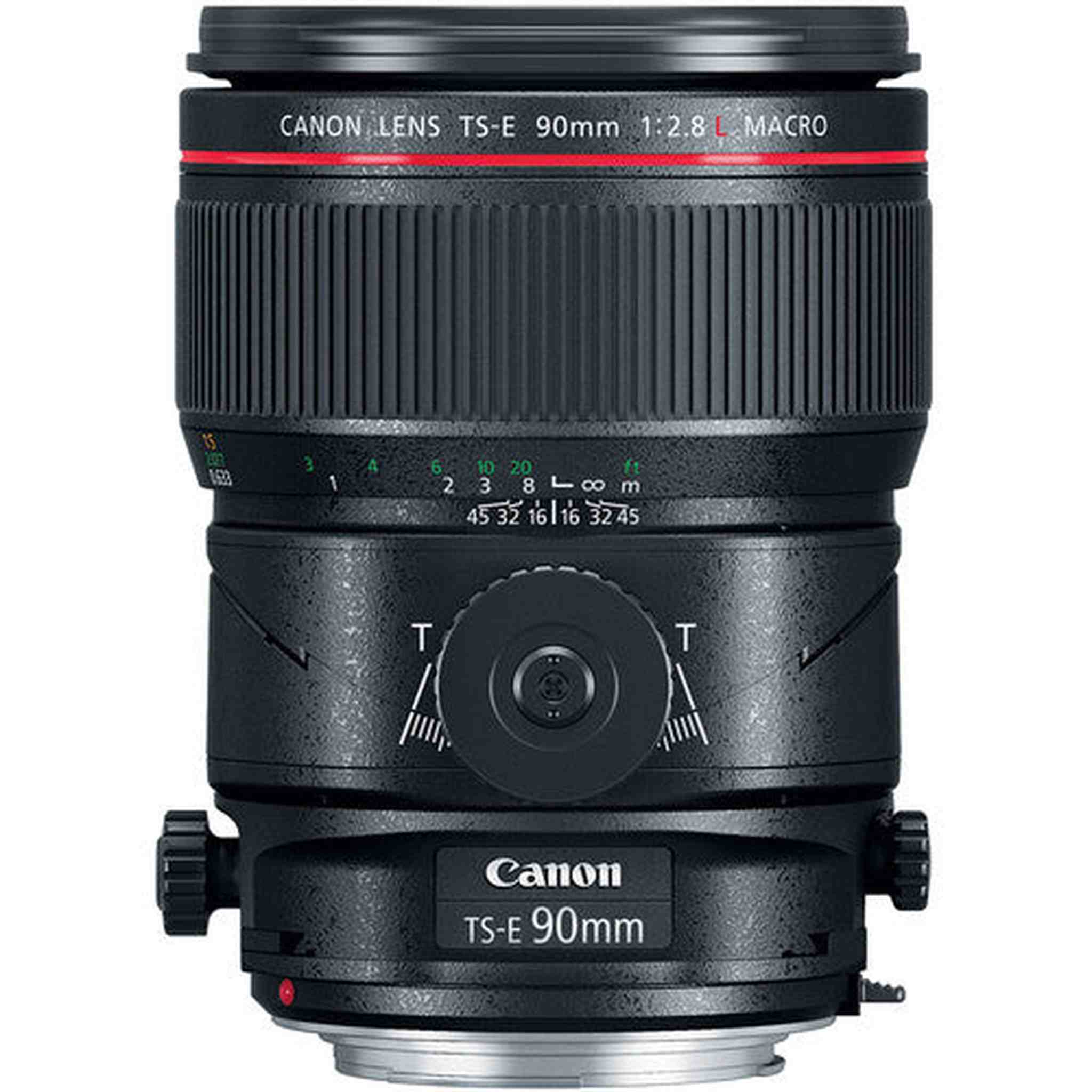 Canon TS-E 90mm Macro Tilt-Shift Lens Intl Model with 32GB SD, Bag, and More Canon