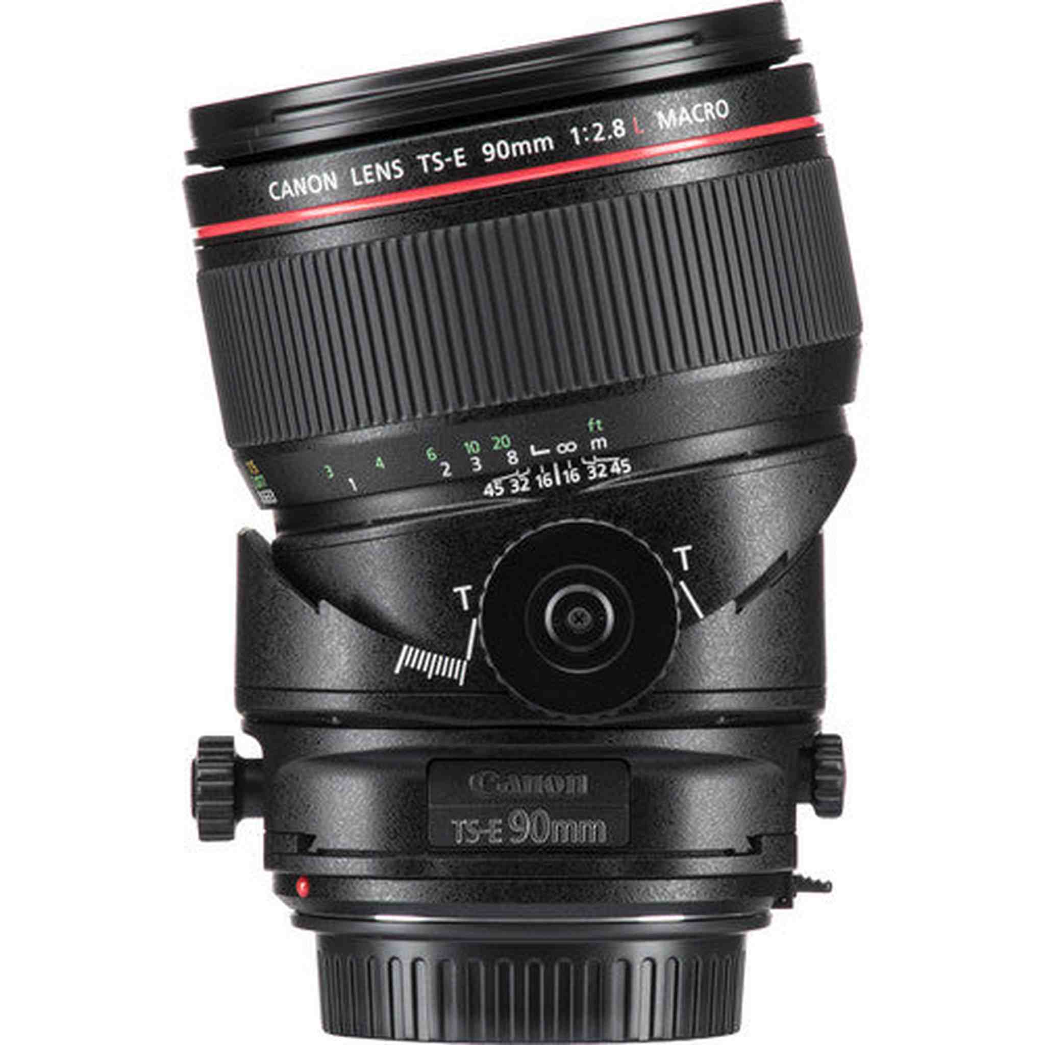 Canon TS-E 90mm Macro Tilt-Shift Lens Intl Model with 32GB SD, Bag, and More Canon