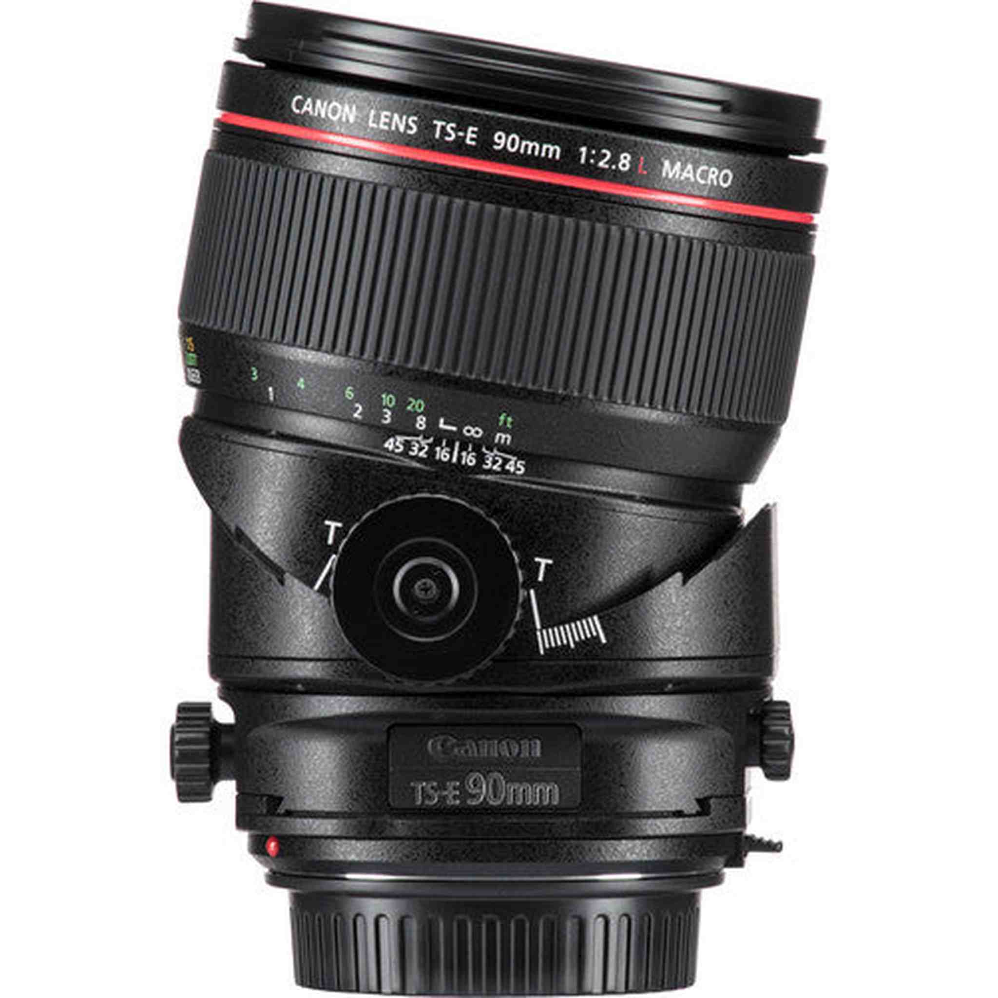 Canon TS-E 90mm Macro Tilt-Shift Lens Intl Model with 32GB SD, Bag, and More Canon