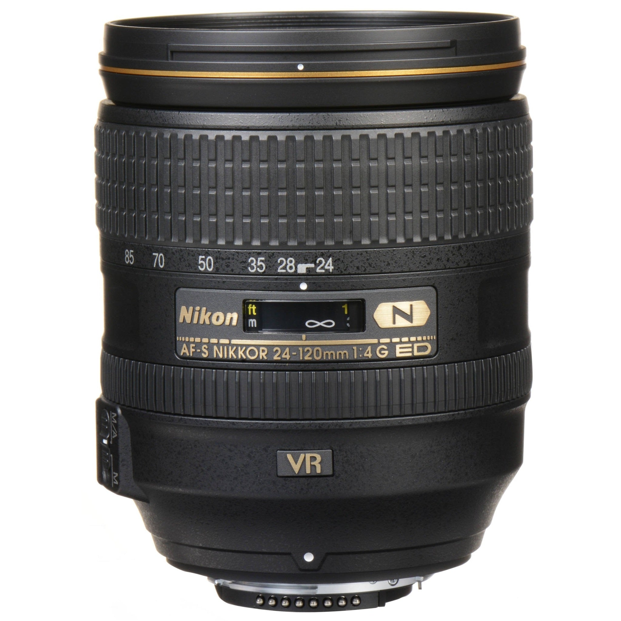 Nikon AF-S NIKKOR 24-120mm f.4G ED VR Lens Intl Model + 3pcs UV Lens Filter Kit + Cleaning Kit Nikon