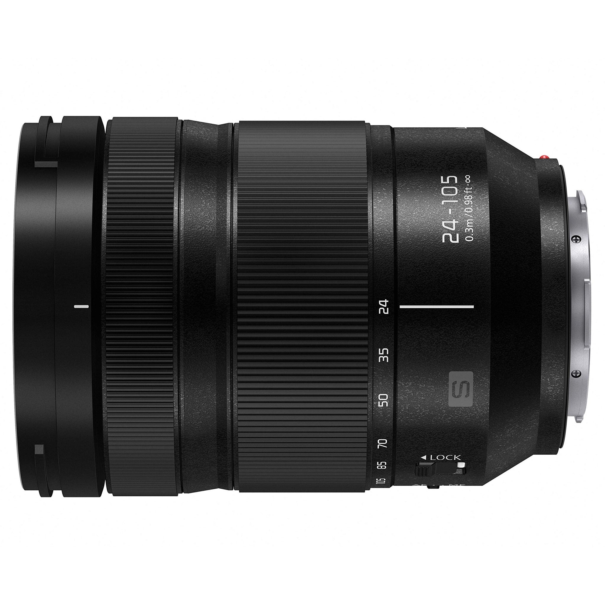 Panasonic LUMIX S 24-105mm F4 Lens, Full-Frame L Mount, Optical Image Stabilizer and Rugged Dust/Splash/Freeze-Resistant for Panasonic LUMIX S Series Mirrorless Cameras - S-R24105 Panasonic