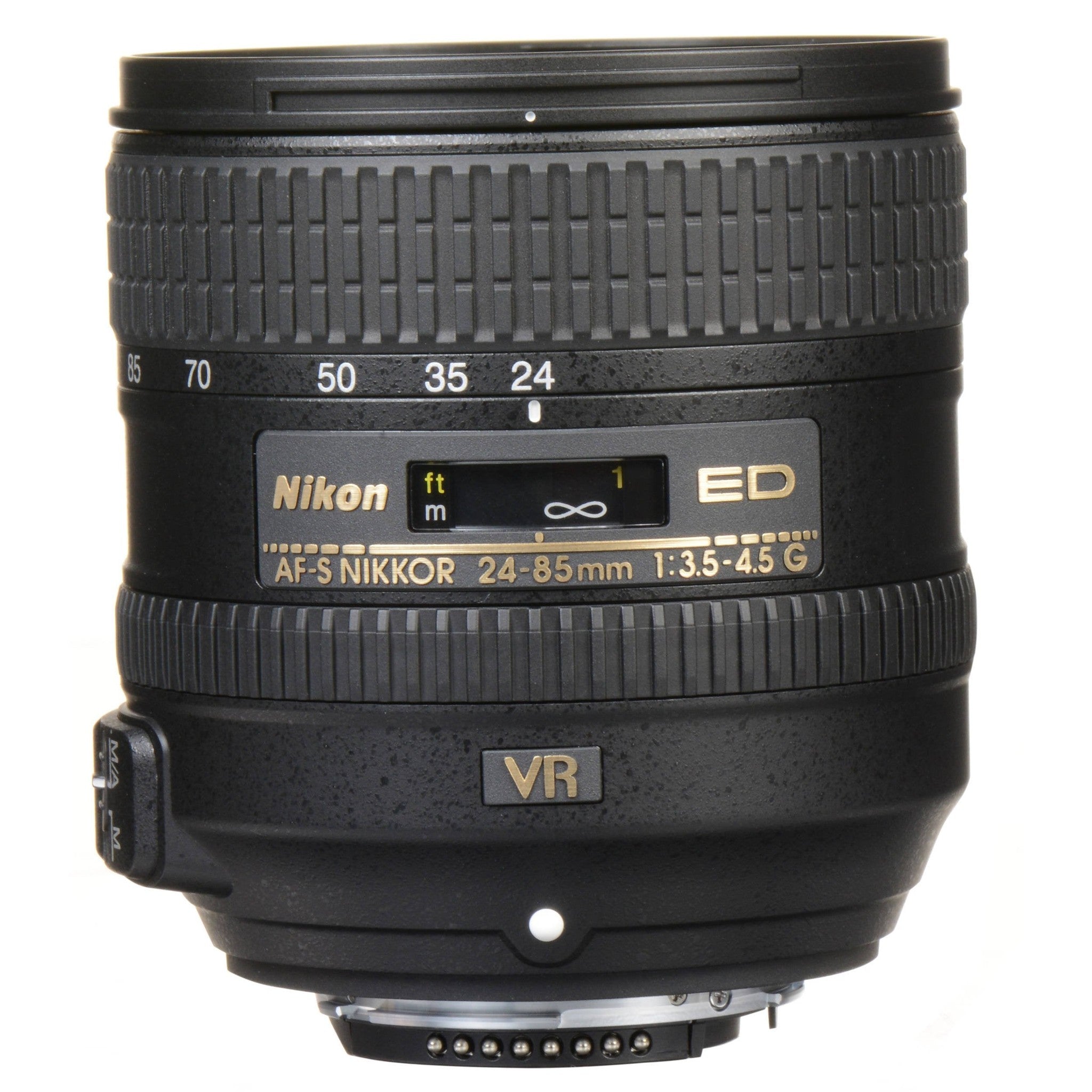 Nikon AF-S NIKKOR 24-85mm f/3.5-4.5G ED VR Lens + 4.5 inch Vivitar Premium Lens Case + Cleaning Kit Nikon