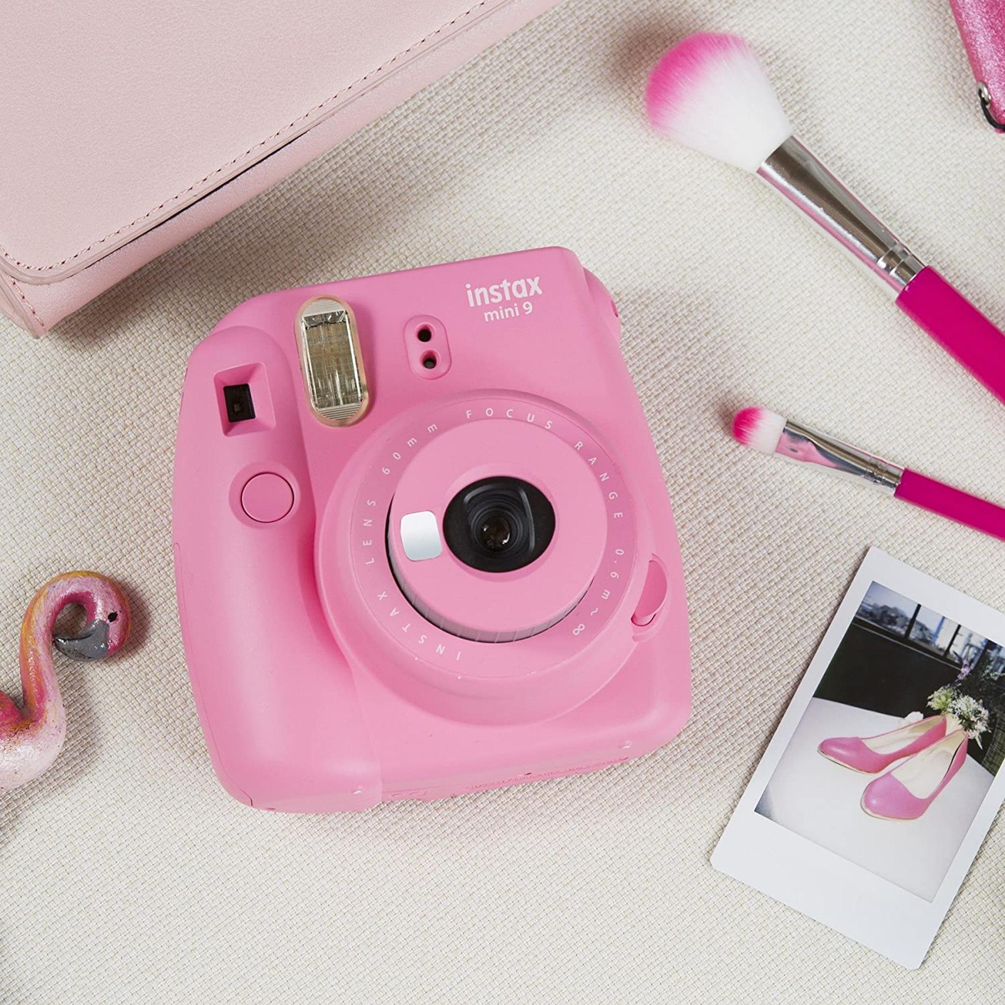 Fujifilm Instax Mini 9 Flamingo Pink Instant Camera Kit with 60 Instax Films Fujifilm