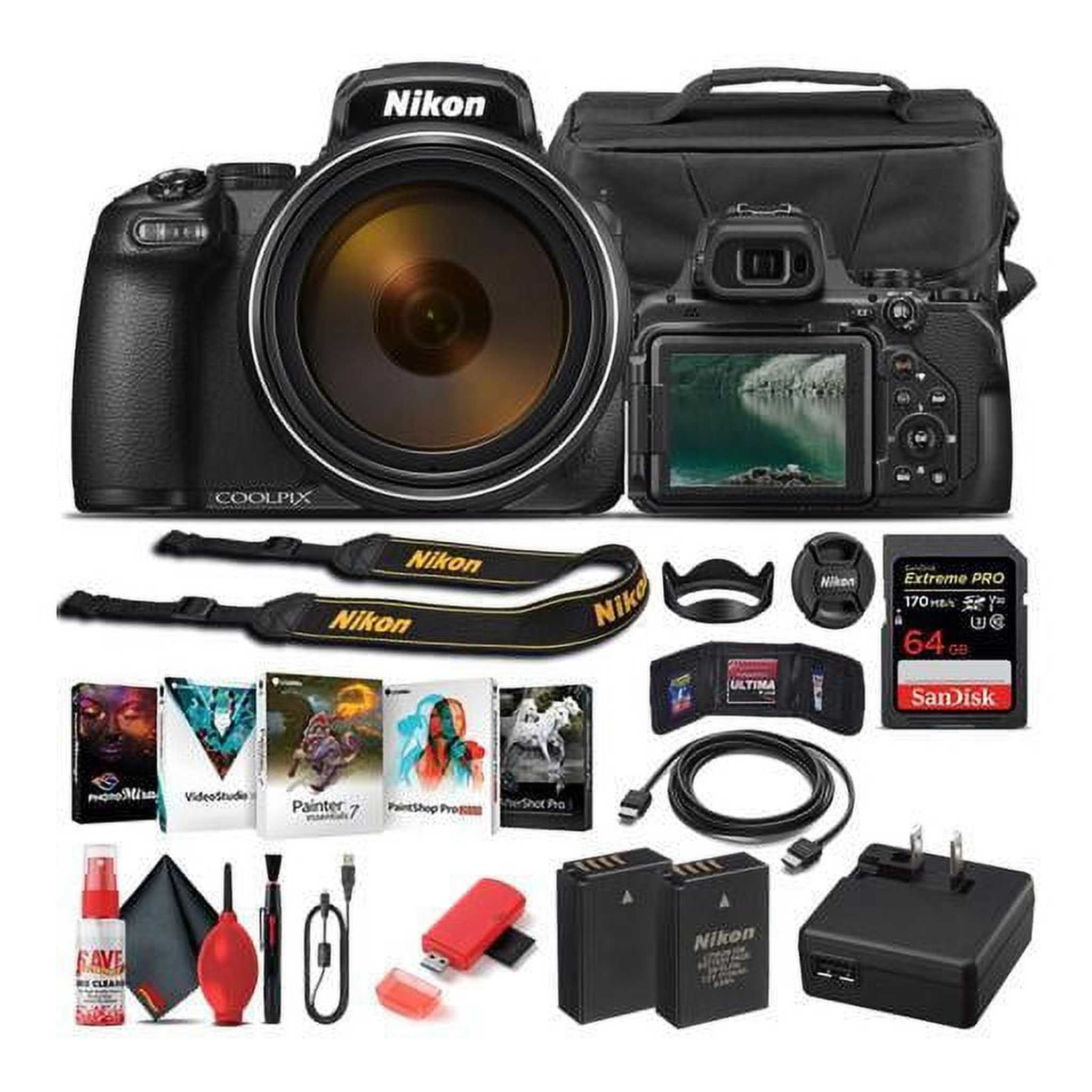 Nikon COOLPIX P1000 Digital Camera 26522 Starter Bundle - International Model Nikon