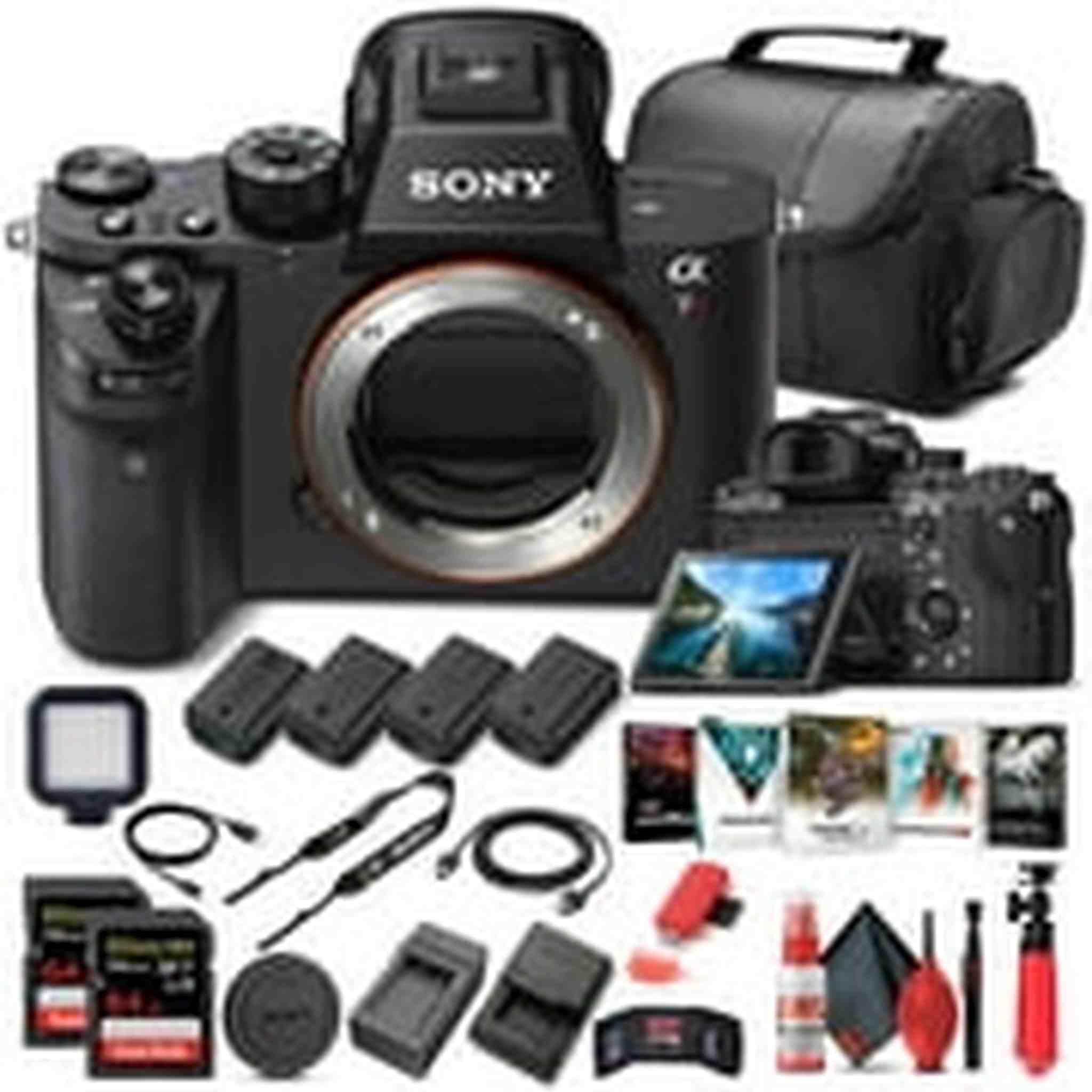 Sony Alpha a7R II Mirrorless Camera Body Only ILCE7RM2/B - Pro Bundle Sony