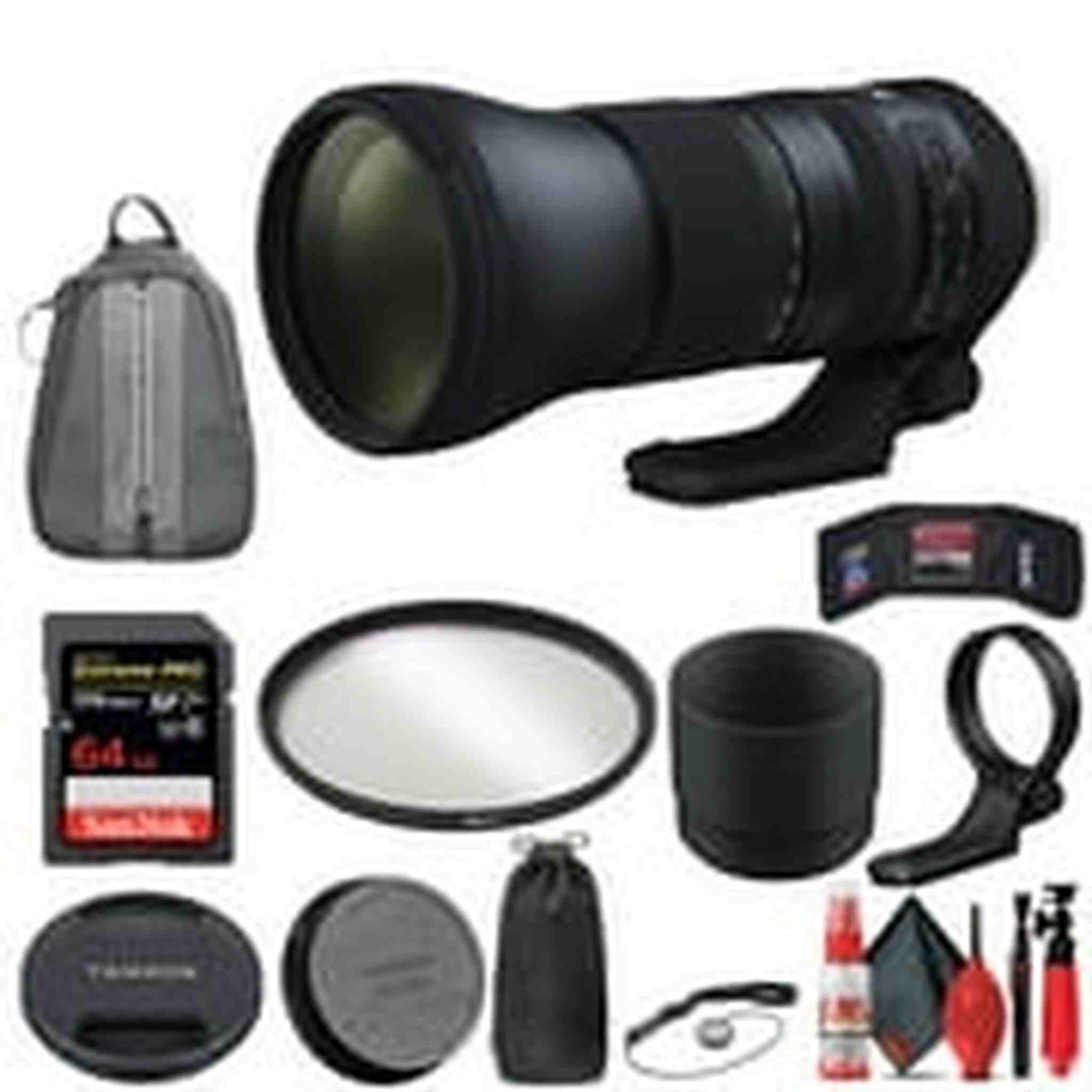 Tamron SP 150-600mm f/5-6.3 Di VC USD G2 for NIKON with Accessories INT Model Tamron